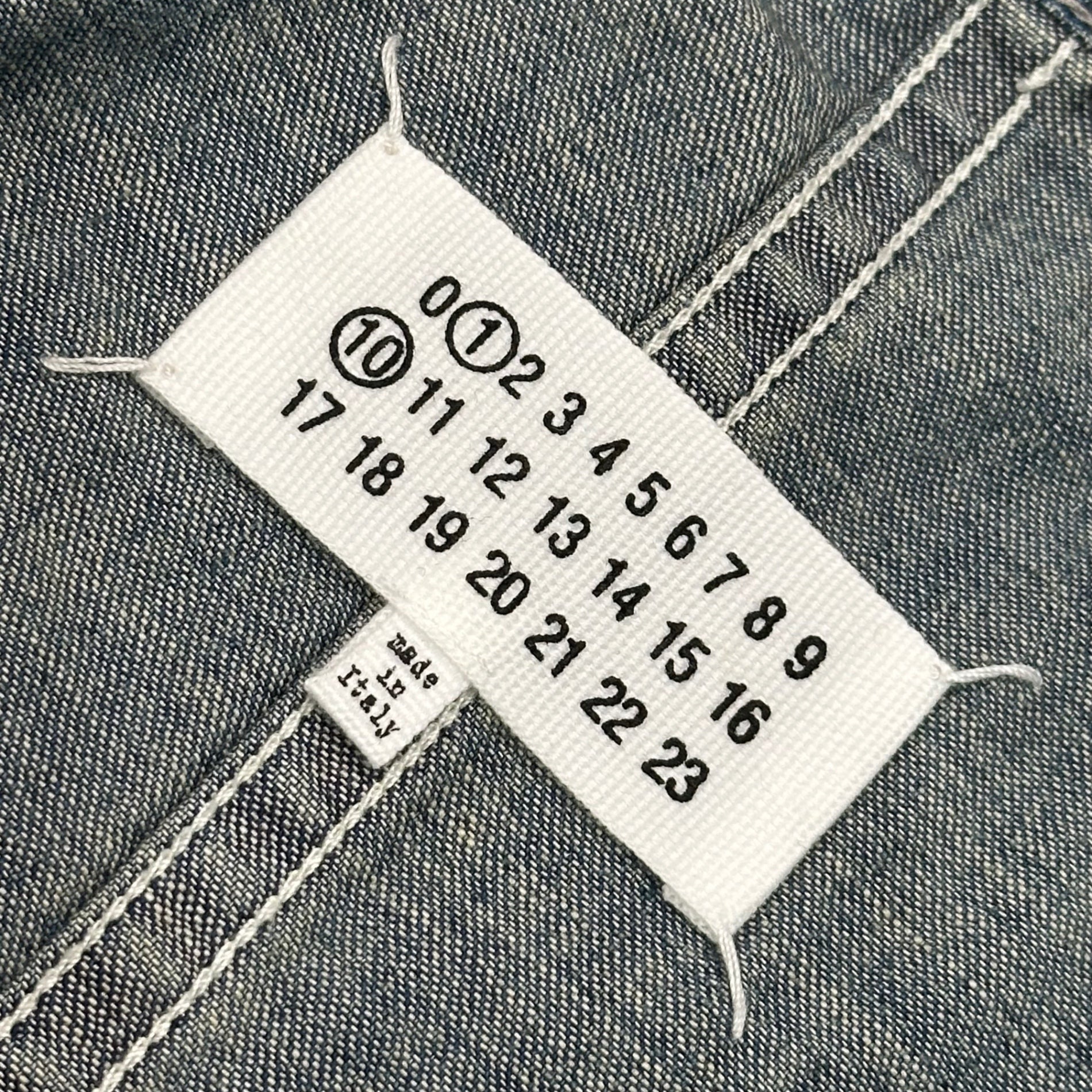 MAISON MARGIELA(メゾンマルジェラ) 2026AW SPORTS JACKET スポーツ デニム ジャケット S50AM0658 42 ライトインディゴ デストロイ カバーオール