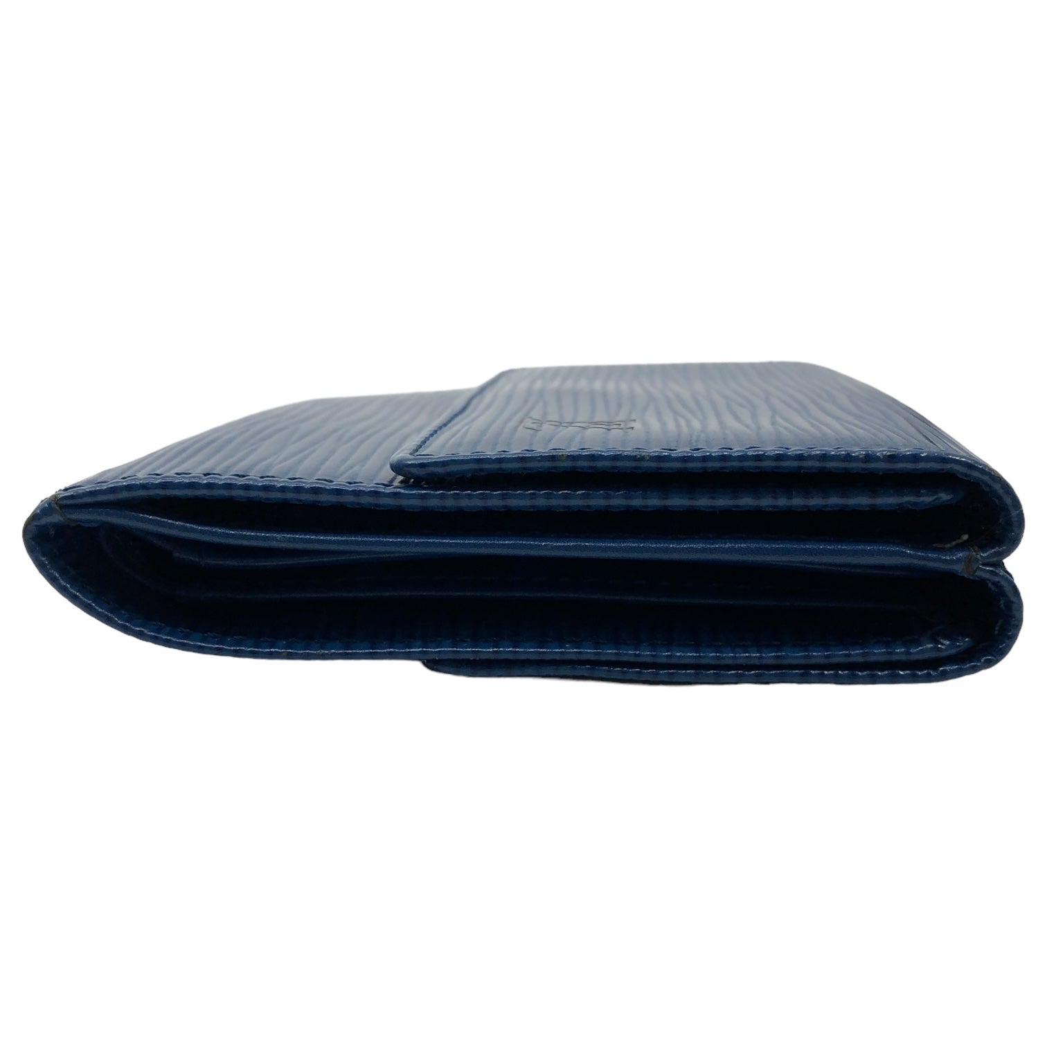 LOUIS VUITTON(ルイヴィトン) エピ ポルト モネ ビエ カルト クレディ M63485 ブルー 3折り 財布 コンパクト ウォレット