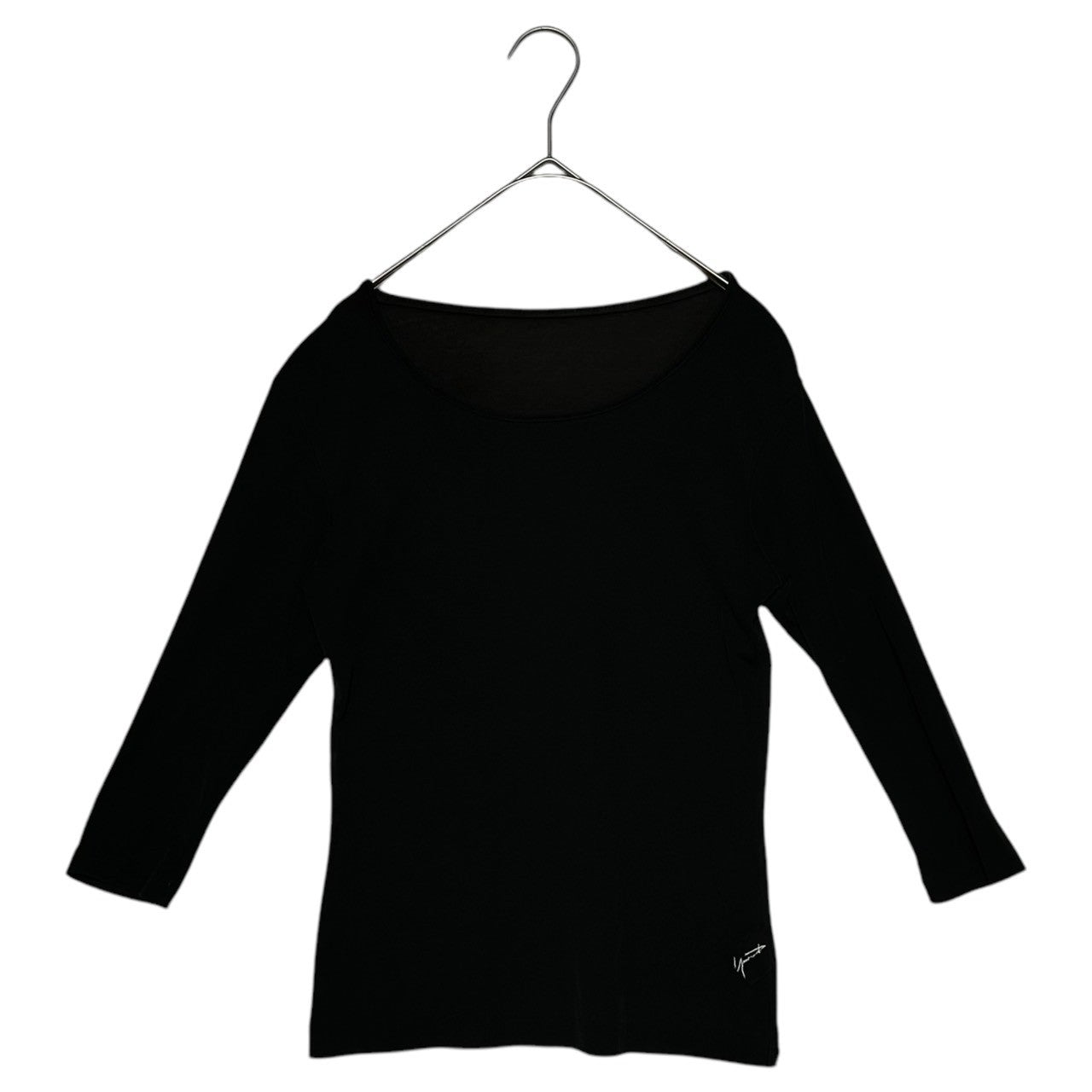 YOHJI YAMAMOTO(ヨウジヤマモト) Basic Crew Neck Innerwear Cut and Sewn ベーシック クルーネック インナー カットソー 3(M~L程度) ブラック