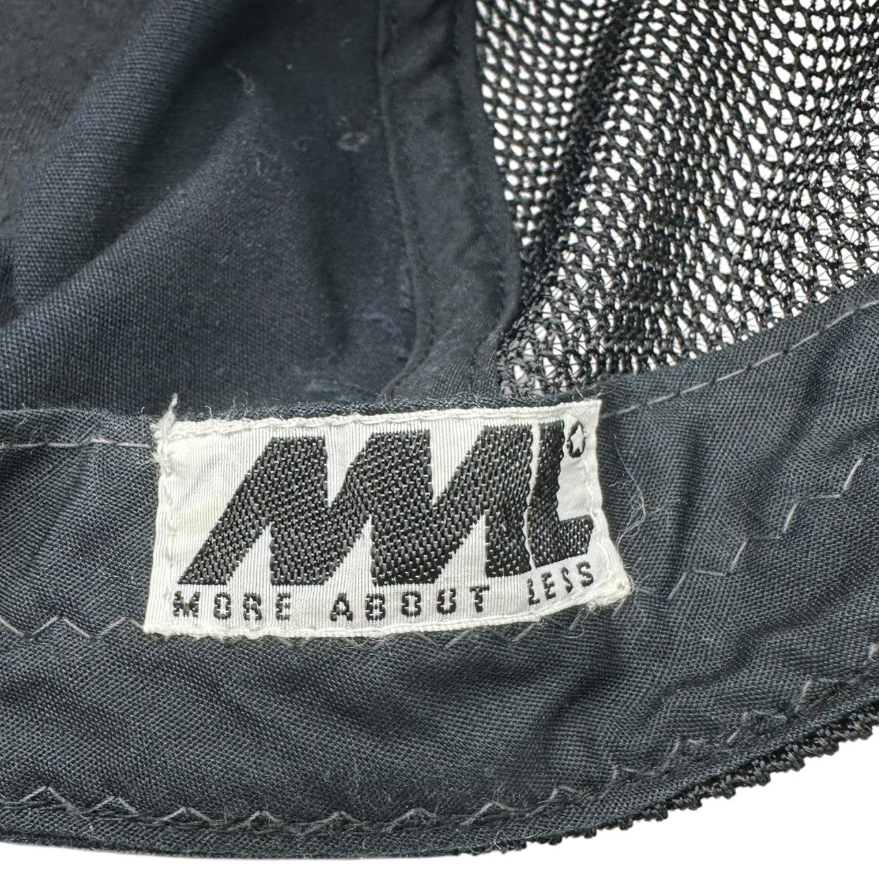 MORE ABOUT LESS(モアアバウトレス) Circle Star Embroidery 6 Panel Cap サークル スター 刺繍 6パネル キャップ ブラック 藤原ヒロシ創設ブランド