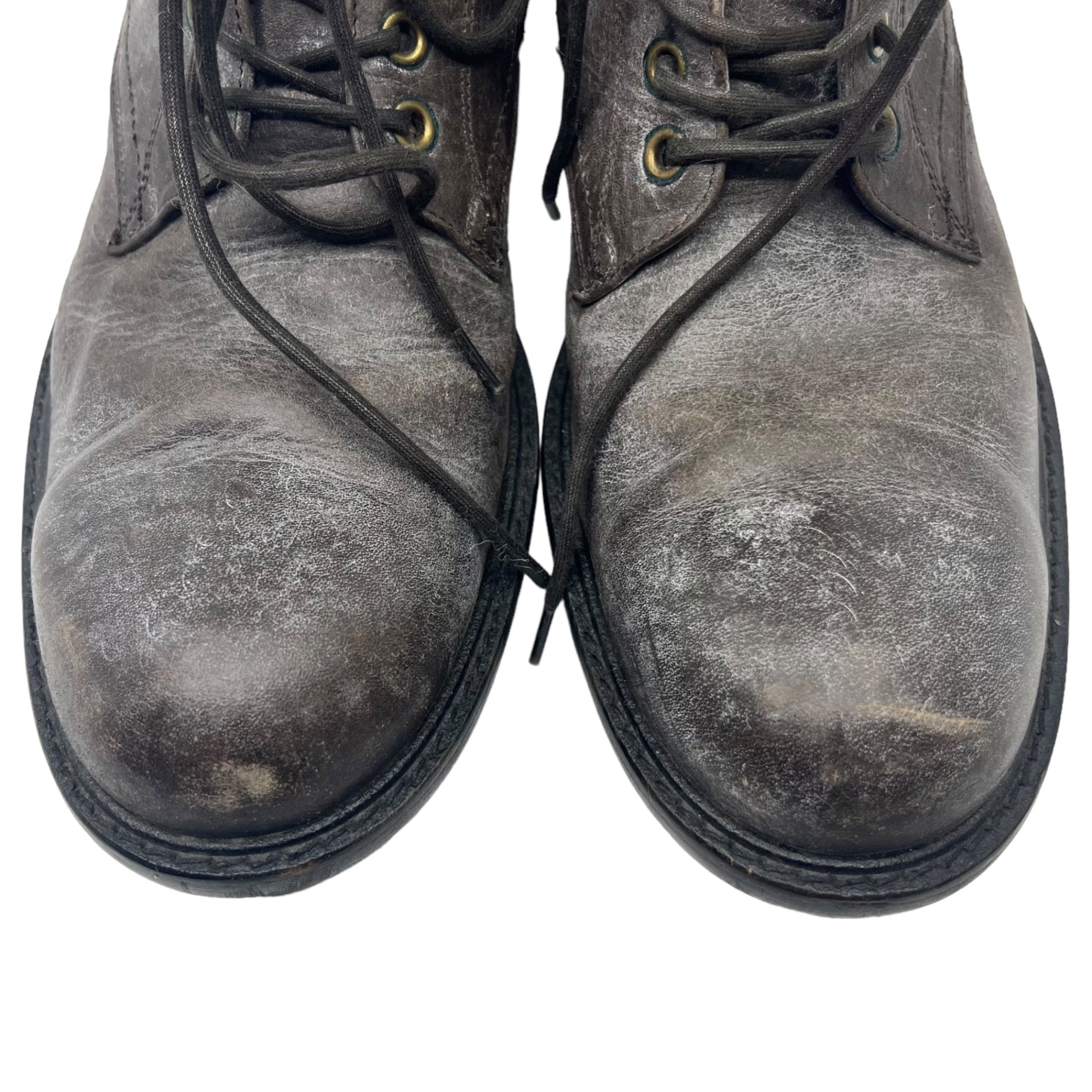 alfredoBANNISTER(アルフレッドバニスター) サイドジップレースアップブーツ 39(24.5~25.0cm程度) ブラウン