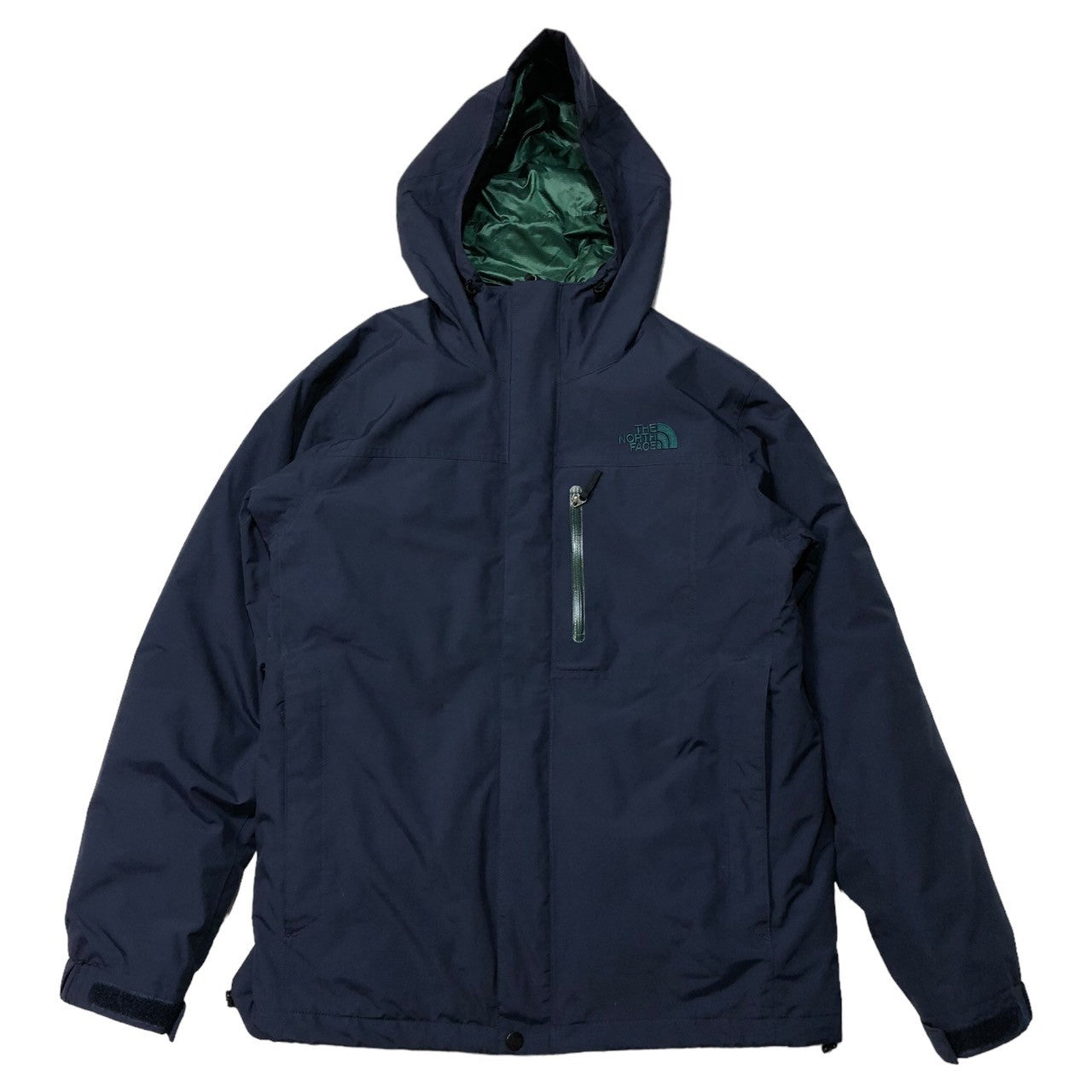 THE NORTH FACE(ノースフェイス) Zeus Triclimate Jacket ゼウストリクライメートジャケット 3way ダウン ライナー マウンテンパーカー ジャケット NP61833 S ネイビー×グリーン