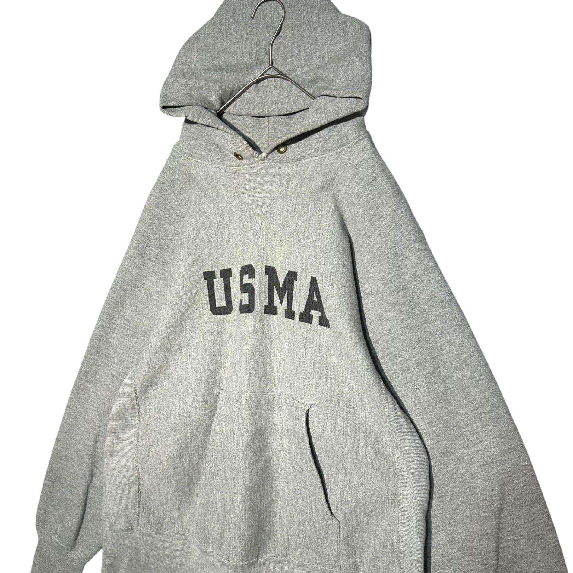 Champion(チャンピオン) 80's "USMA" REVERSE WEAVE HOODIE ヴィンテージ リバースウィーブ パーカー L グレー 80年代 トリコタグ