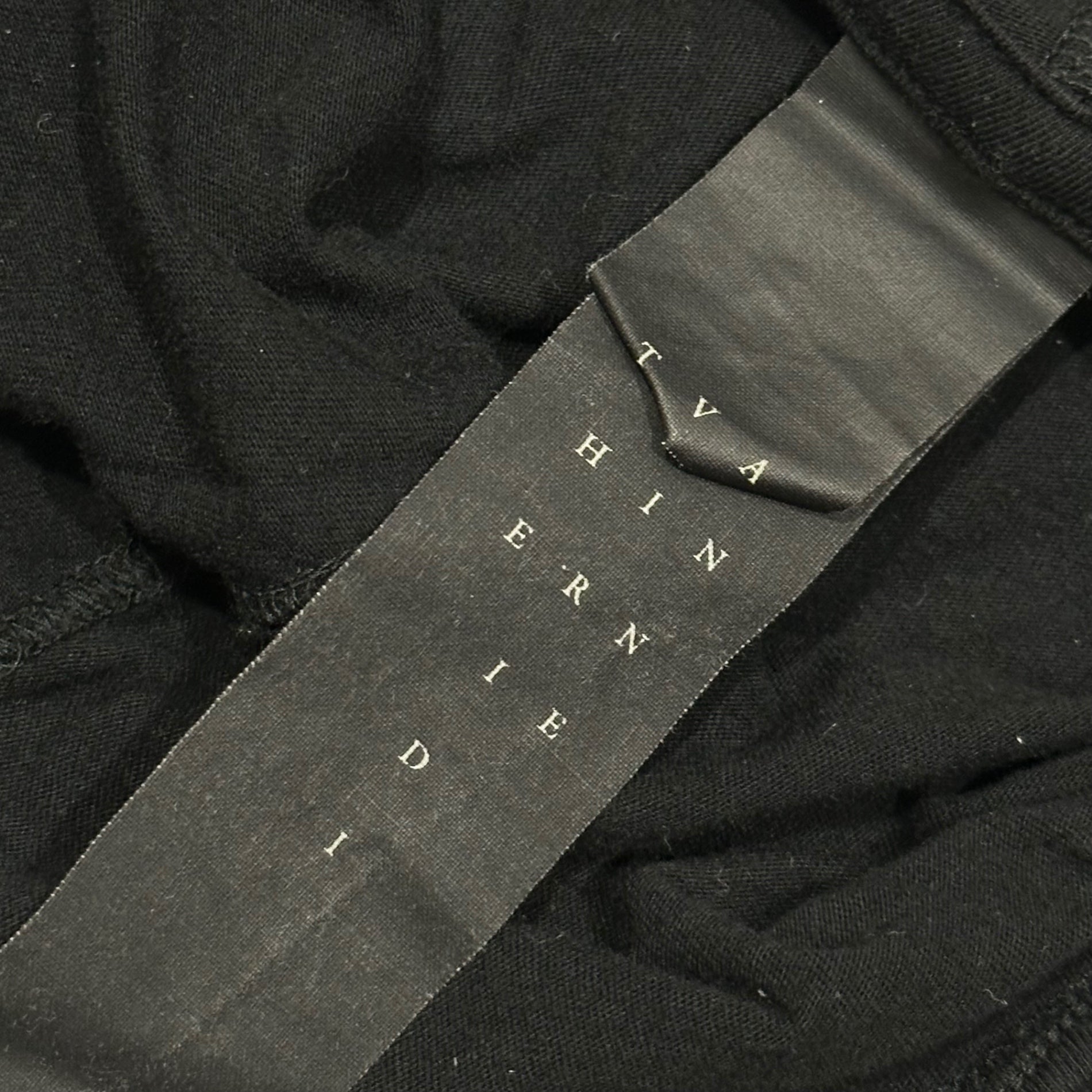The Viridi-anne(ザヴィリディアン) 2021SS 40/- Cotton Mask S/S T-Shirt 40/- 天竺 マスク 半袖T - BLACK VI-3356-01 3 ブラック