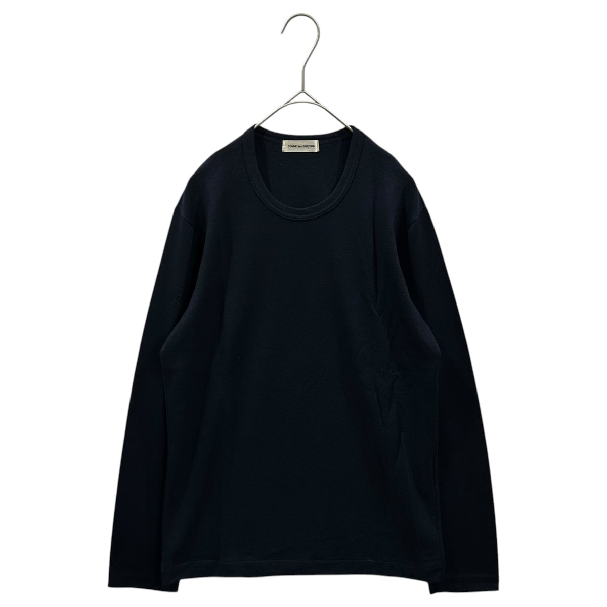 COMME des GARCONS(コムデギャルソン) 1991AW Wool L/S T-Shirt ウール 長袖 カットソー GT-050120 FREE ネイビー AD1991 90's 90年代