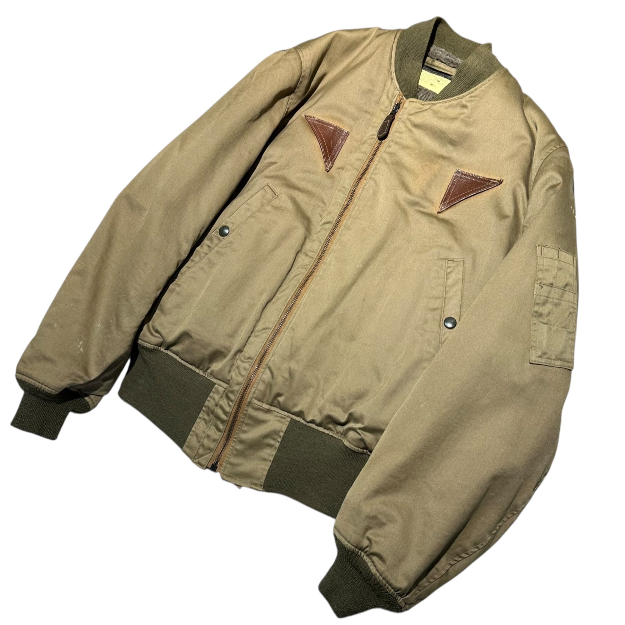 BUZZ RICKSON’S(バズリクソンズ) B-15A MOD モディファイド フライトジャケット 第388爆撃大隊 復刻 フライト ジャケット M13769 40(L程度) カーキ