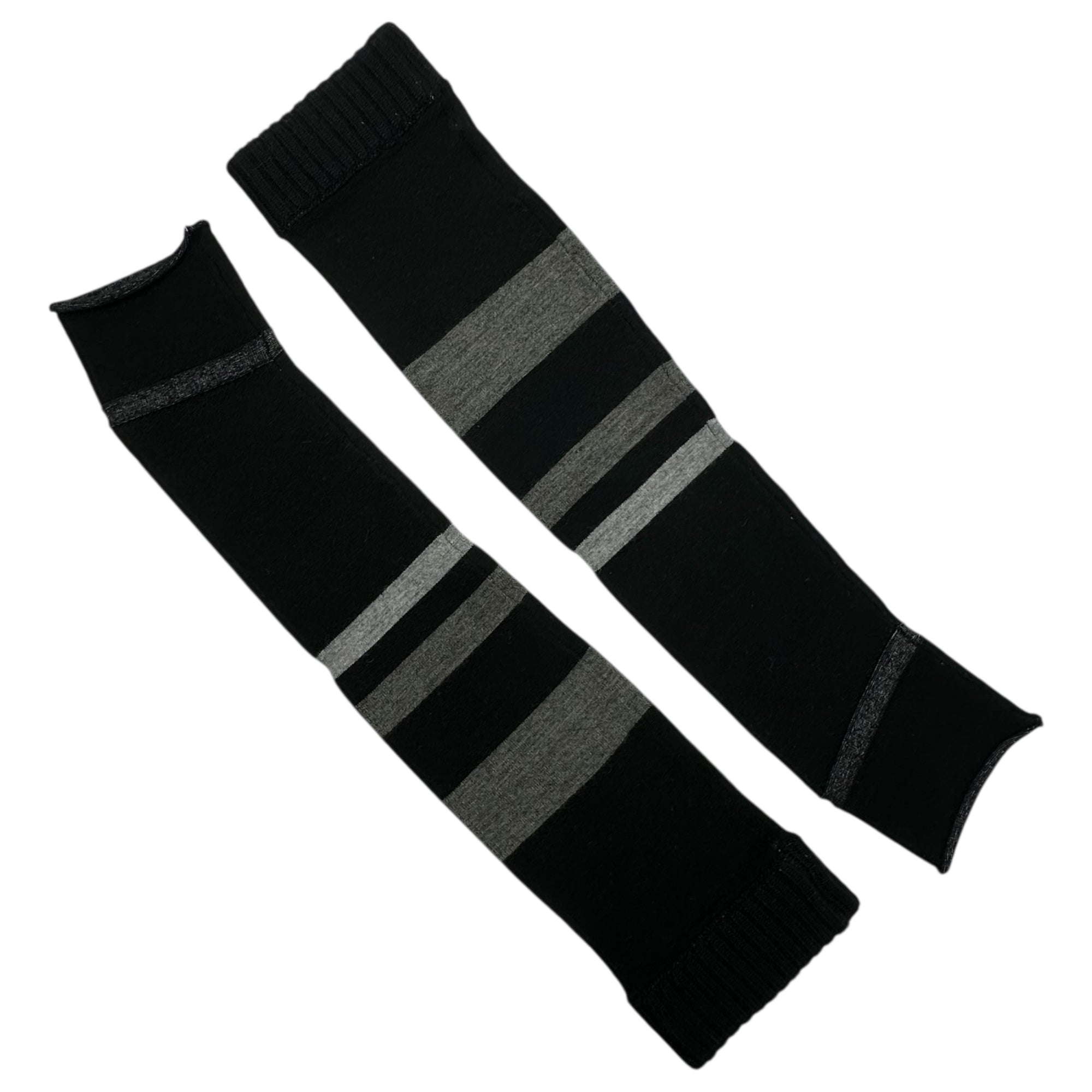 MARITHE FRANCOIS GIRBAUD(マリテフランソワジルボー) 00's Border Knit Leg Warmers 2 SET ボーダー ニット レッグ ウォーマー 2点 セット F7-N120 レッド/ブラック