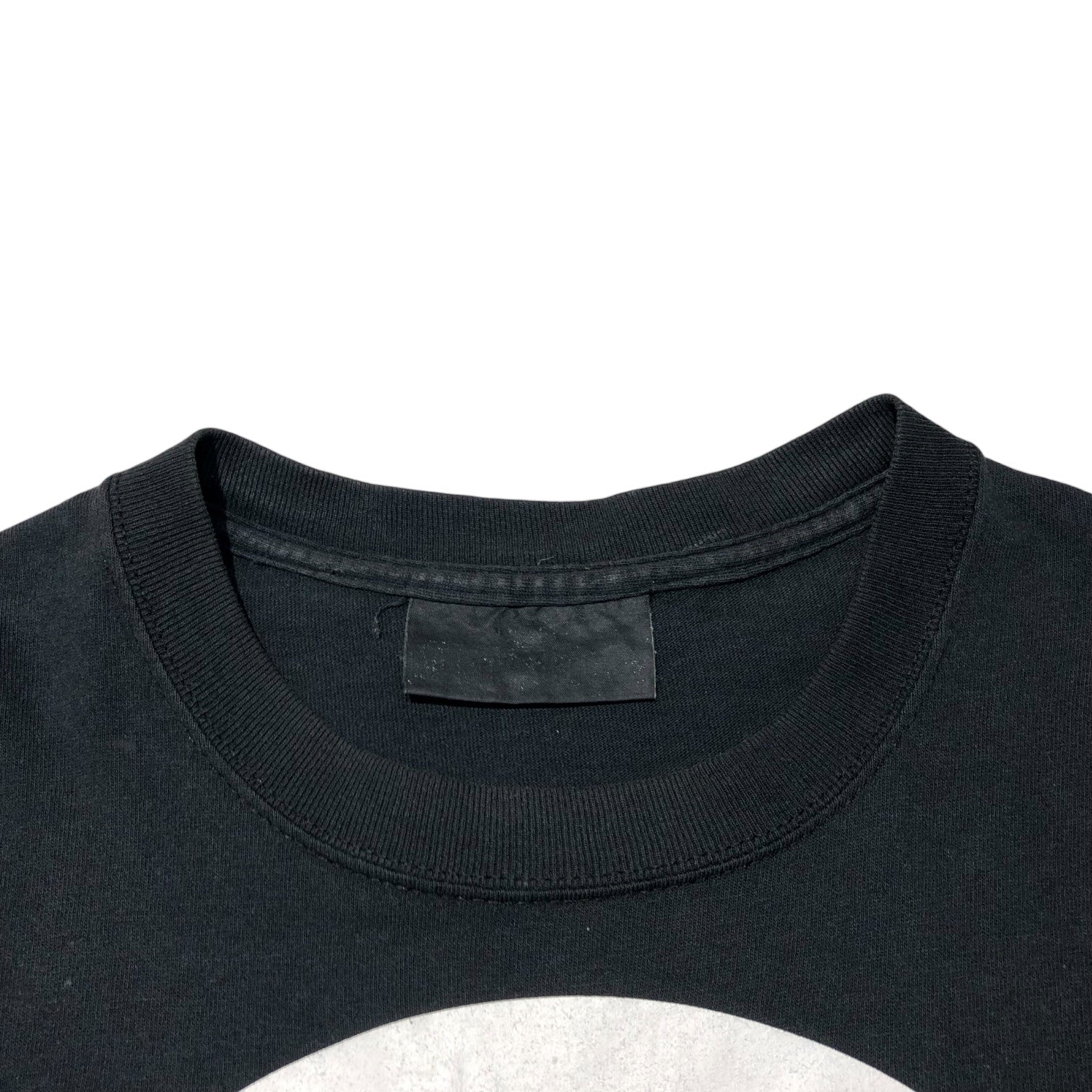 BOUNTY HUNTER(バウンティーハンター) skull family crest Tee スカル 家紋Tシャツ 印字消え(S程度) ブラック×ホワイト