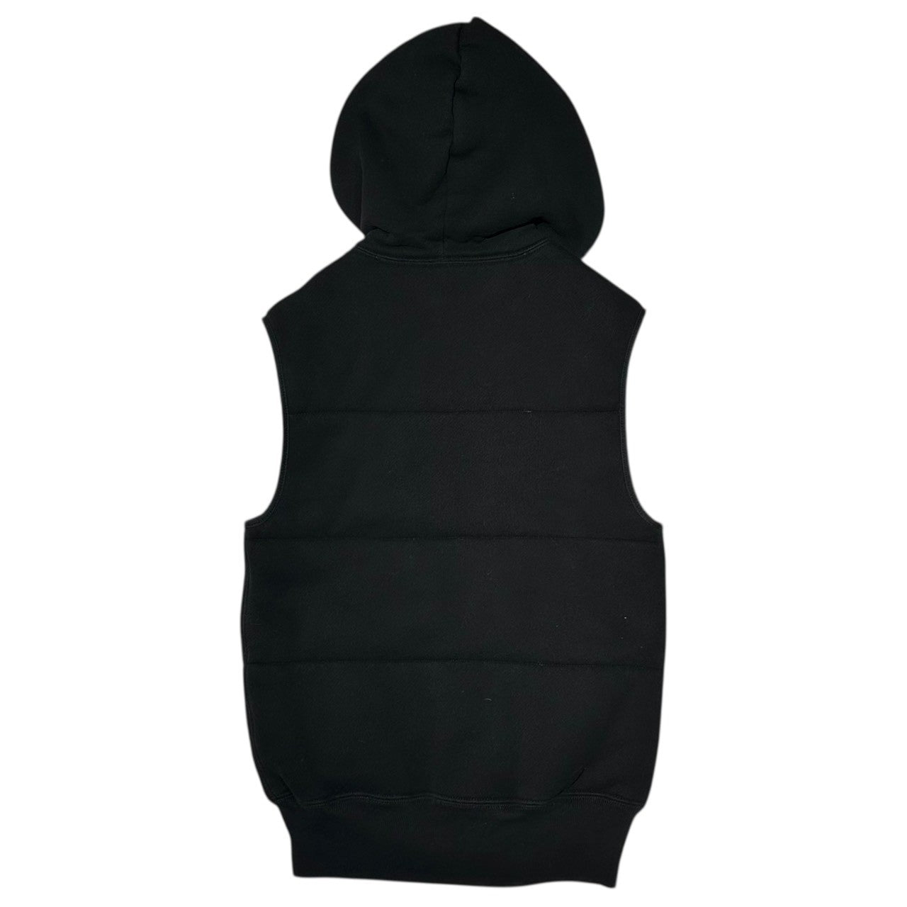 POLO RALPH LAUREN(ポロラルフローレン) Logo Embroidered Hooded Sweatshirt Vest ロゴ刺繡 フーデット スウェット ベスト 710620160002 XS ブラック サーマル裏地