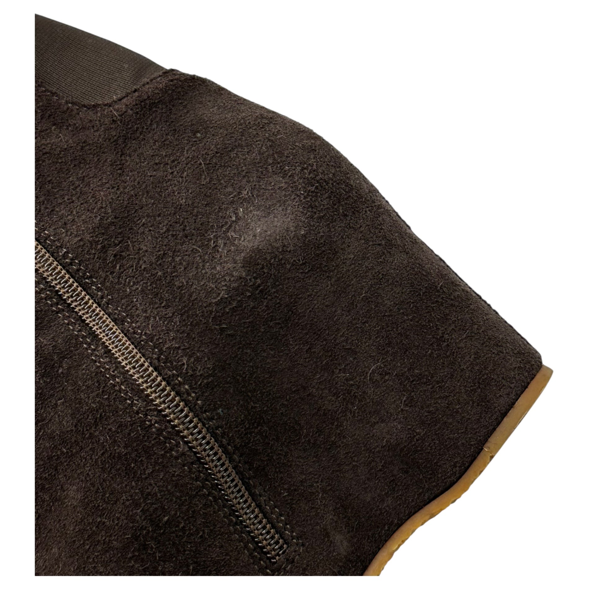 MM6 Maison Margiela(エムエムシックス) Wedge Sole Heel Suede Bootie ウェッジ ソール ヒール スウェード ブーティ 38(24cm程度) ブラウン ブーツ