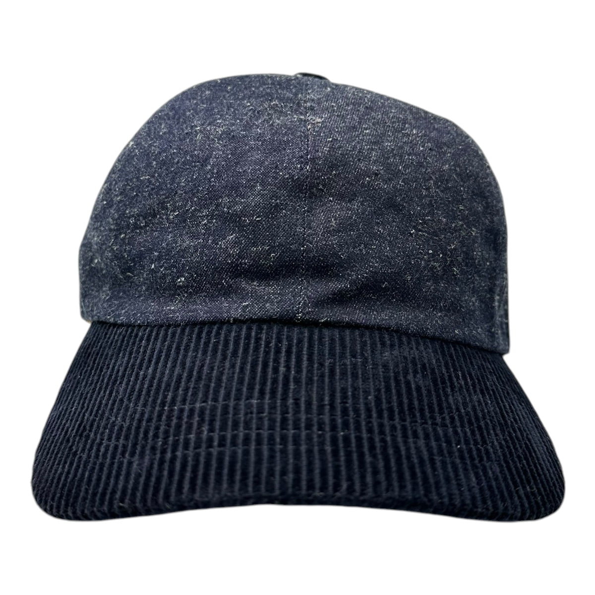 Nine Tailor(ナインテーラー) Tansy Cap 切替 コーデュロイ デニム キャップ N-1532 ネイビー