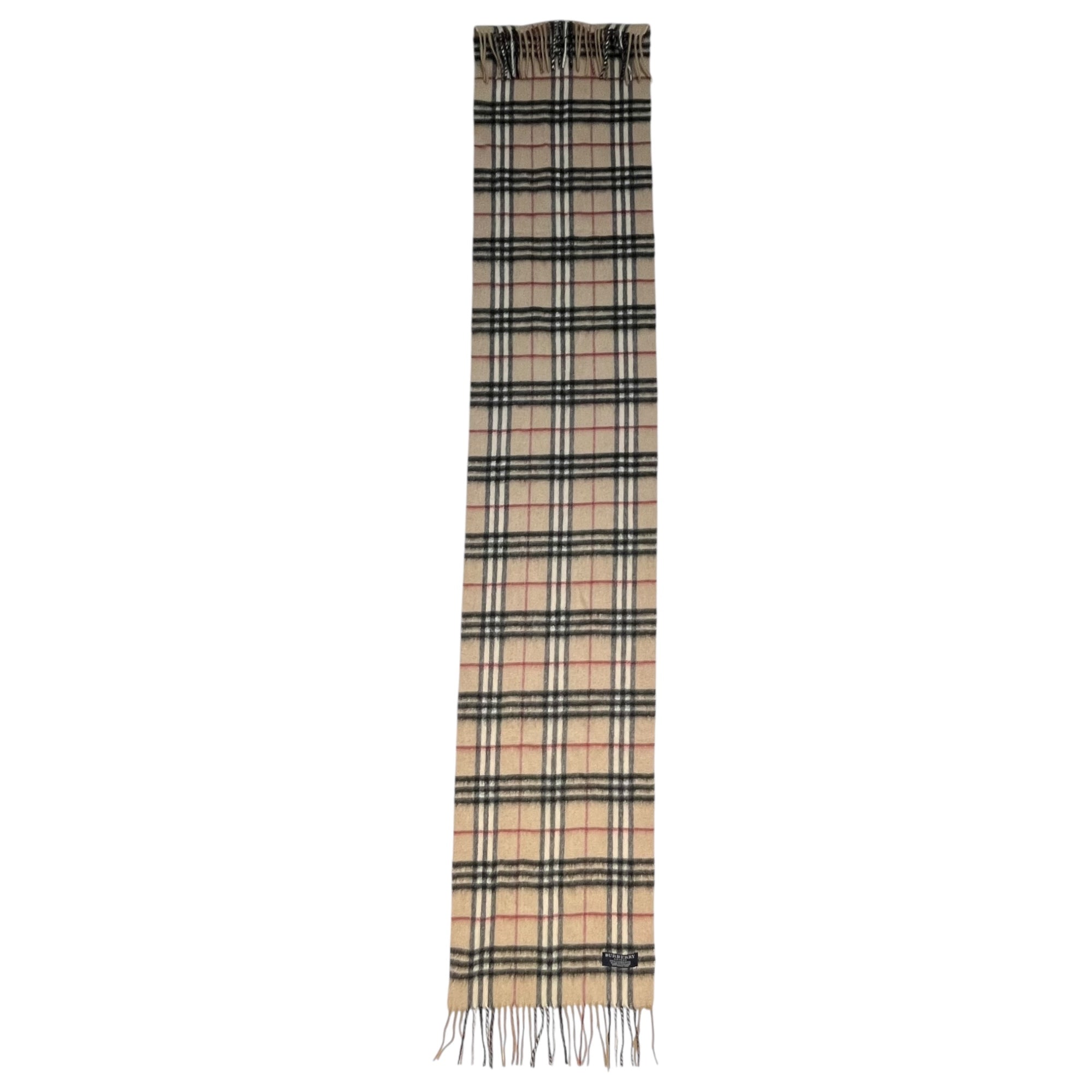 BURBERRY LONDON(バーバリーロンドン) England made Nova check wool muffler ノバチェック ウール マフラー ベージュ イングランド製