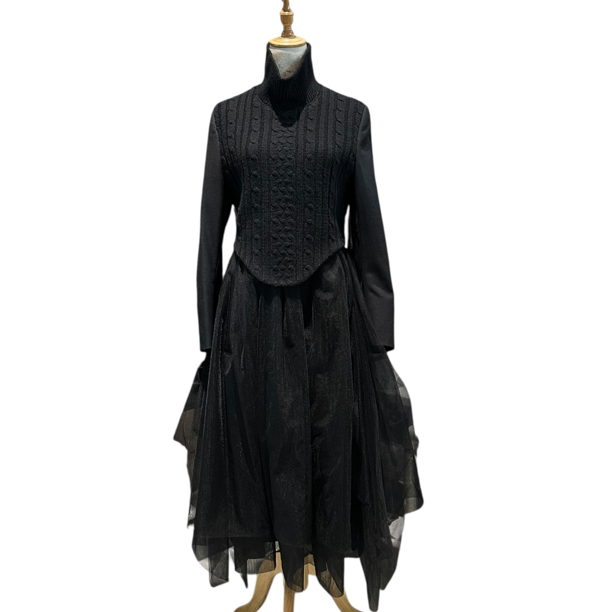 noir kei ninomiya(ノワールケイニノミヤ) 23AW Knit-Panel Tailored 