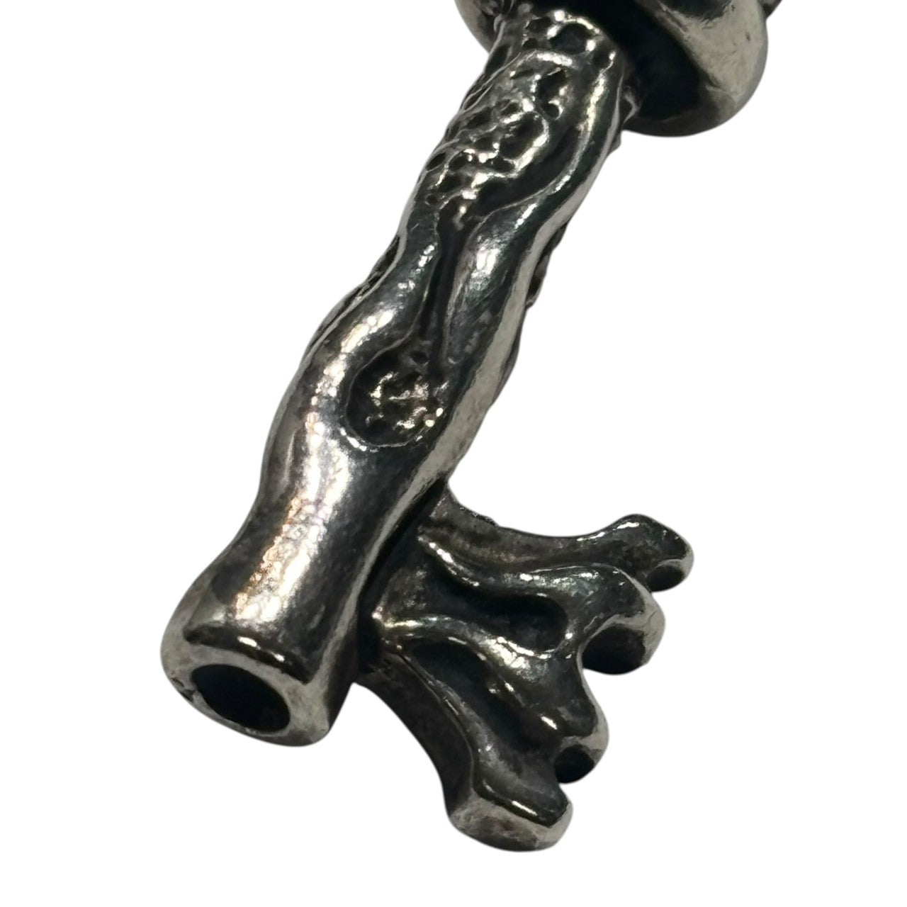 STARLINGEAR(スターリンギア) FLAMING SKELETON KEY フレーミング スケルトン キー ペンダントトップ シルバー 鍵