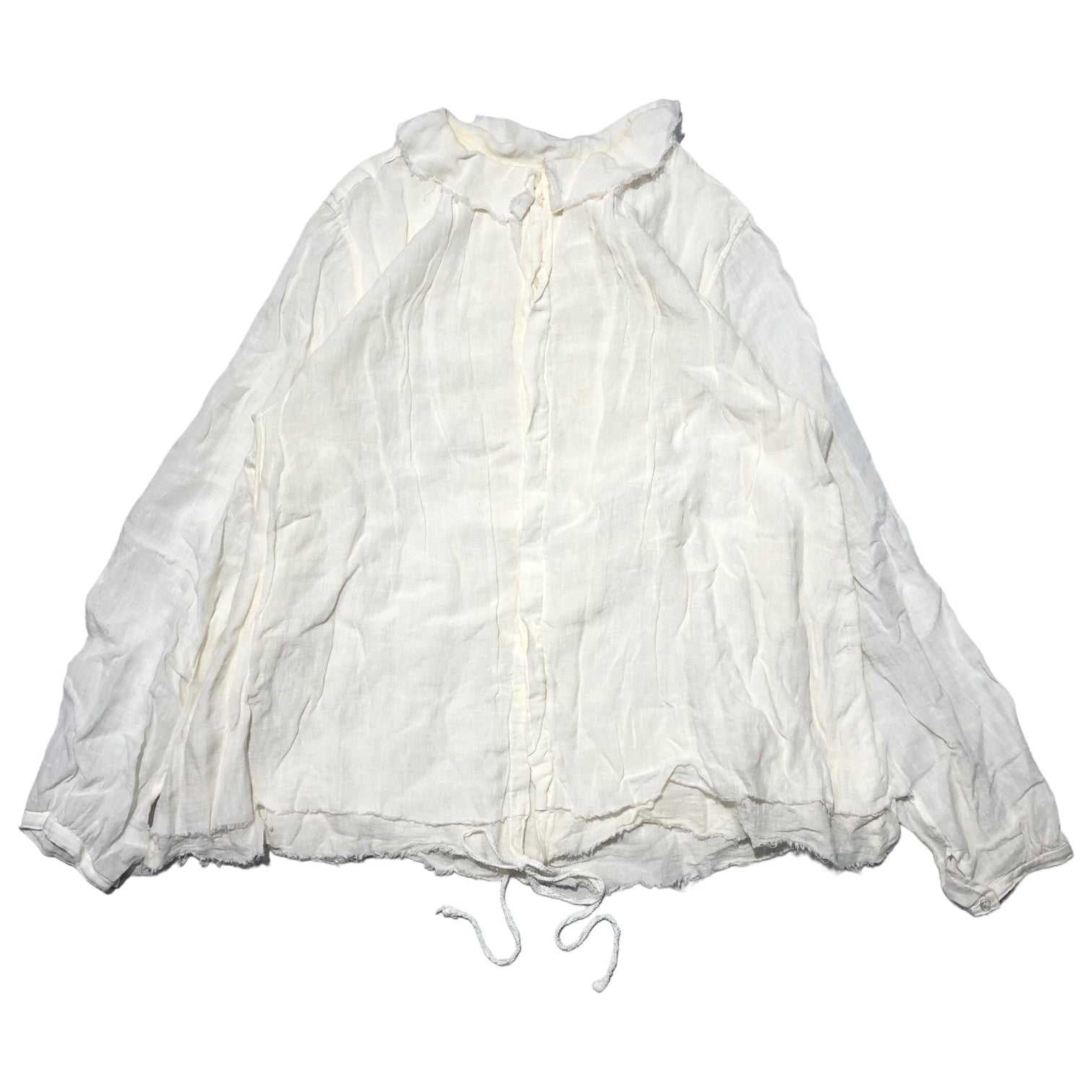 Vlas Blomme(ヴラスブラム) gathered dress ギャザー ワンピース FREE オフホワイト