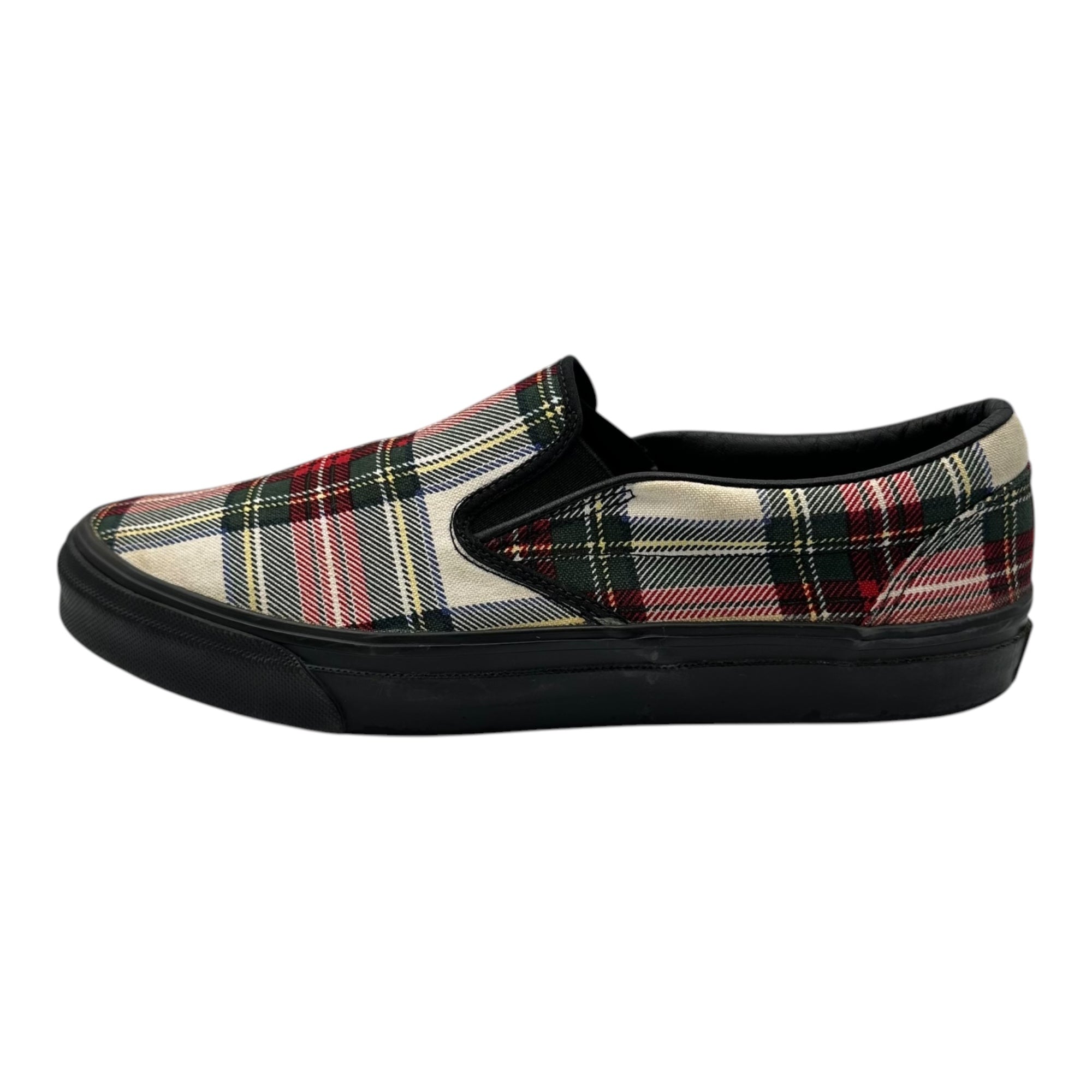 NUMBER (N)INE(ナンバーナイン) 05SS Tartan check slip-on shoes タータンチェック スリッポン エミリー期 27cm マルチ