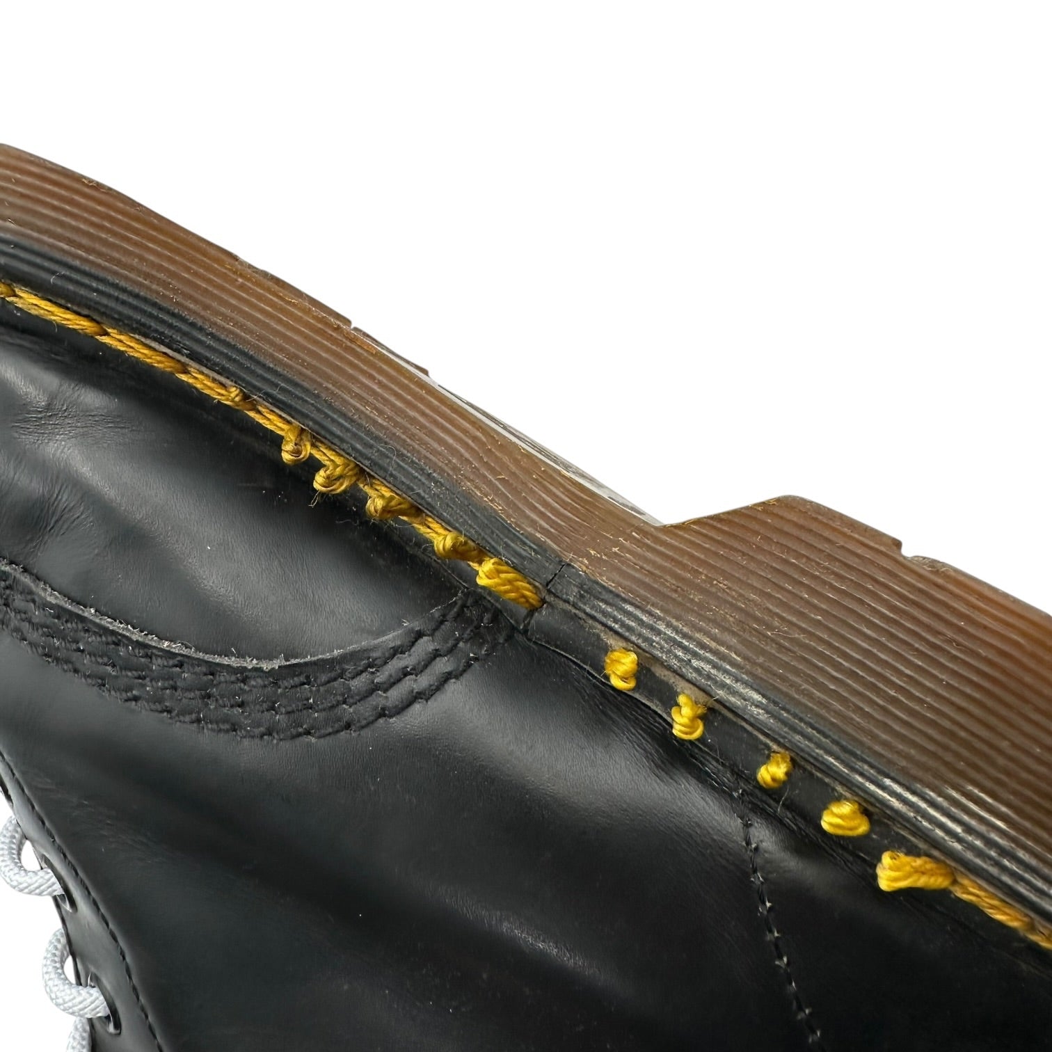 DR.MARTENS×Shellys of London(ドクターマーチン×シェリーズオブロンドン) 1990's England made 8 Hall Boots イングランド製 8ホール ブーツ 24=(UK6 25.5cm程度) ブラック 90s 90年代 ヴィンテージ UK