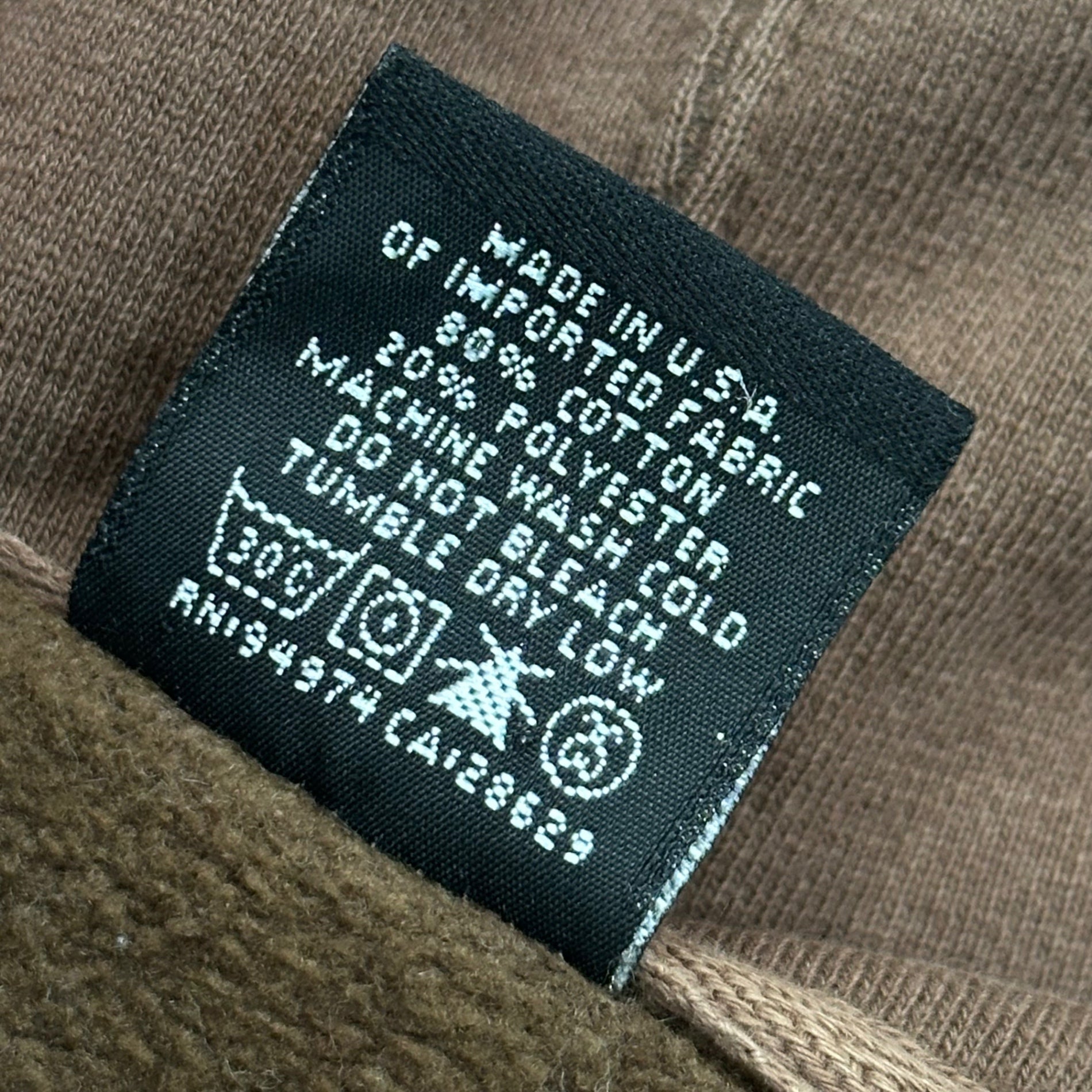STUSSY(ステューシー) 00's USA made Graphic Logo Print Hoodie グラフィック ロゴ プリント パーカー XL ブラウン