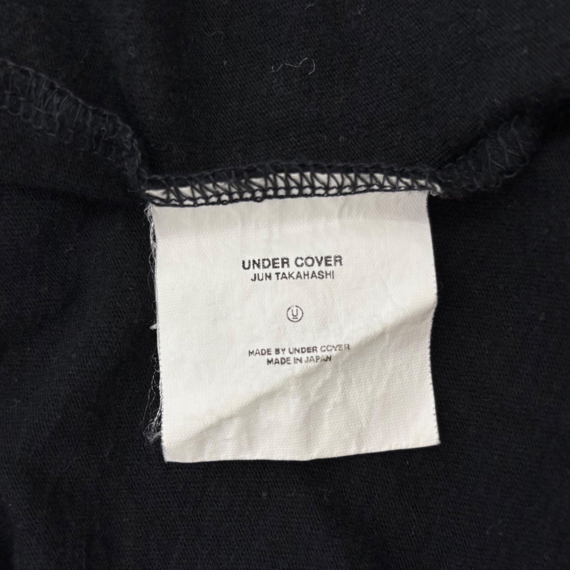 UNDERCOVERISM(アンダーカバイズム) 04SS languid period circle GIZ T-SHIRT ラングイット期 サークル ギズ Tシャツ アーカイブ M ブラック 稀少品