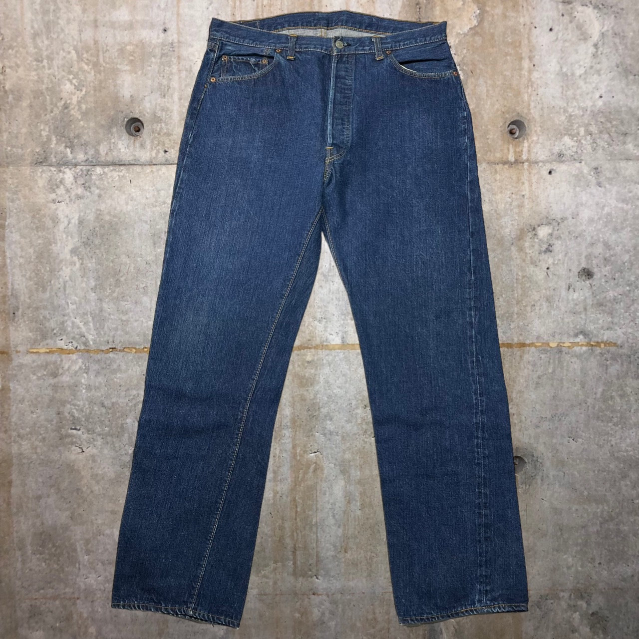 Levi's(リーバイス) 70's 66前期501 vintage denim pants/ヴィンテージデニムパンツ/ストレート 表記無し(W37程度) インディゴ/濃紺 70年代 70s スモールe 赤耳
