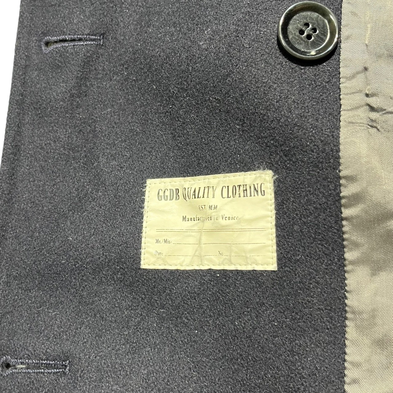 GOLDEN GOOSE(ゴールデングース) Figure eight melton pea coat 八の字 メルトン ピーコート Pコート SIZE XXS ネイビー