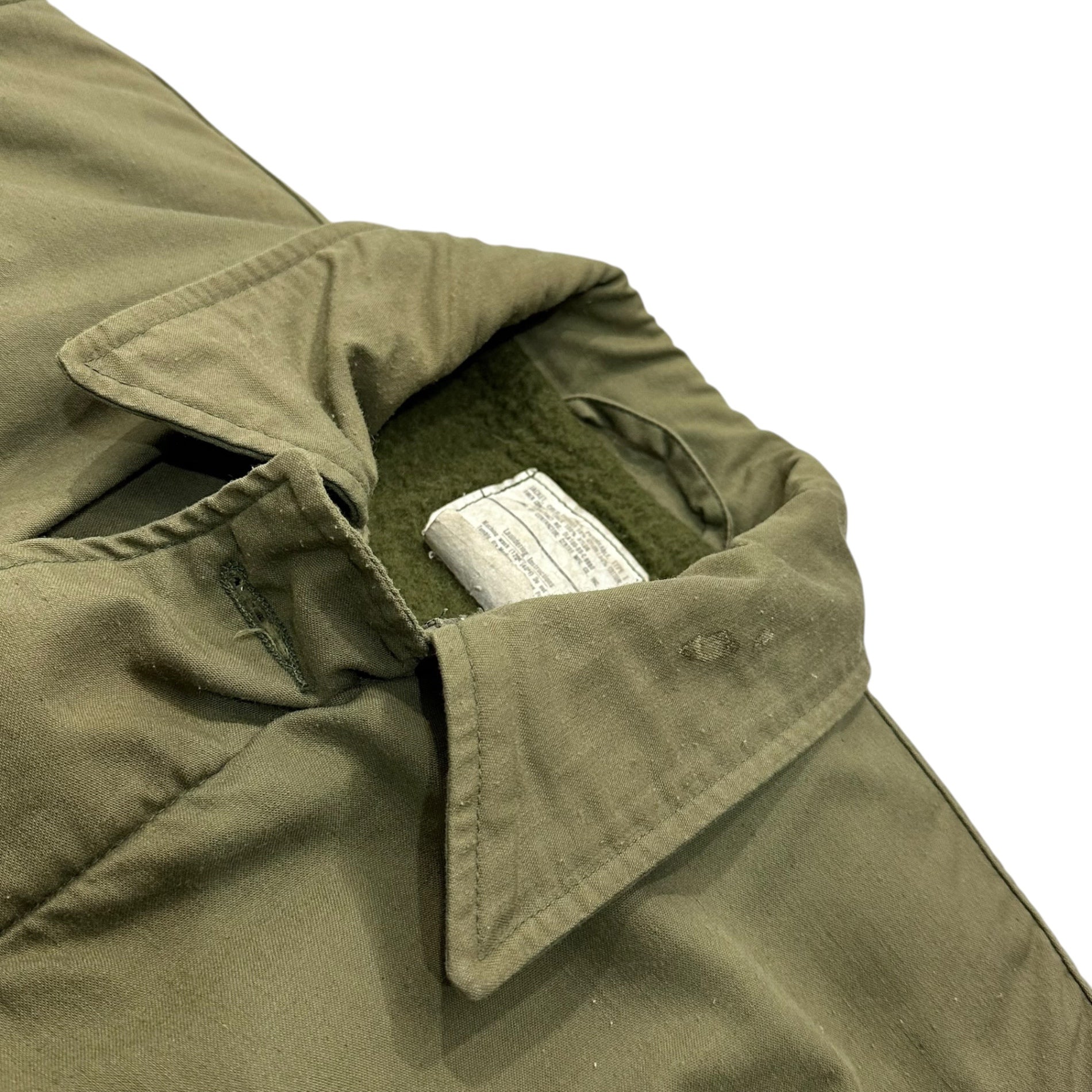 MFG(エムエフジー) 80's US NAVY A-2 Cold Weather Permeable Jacket Type I デッキ ジャケット 414-01-45-81 42-44 カーキ 80年代 民間用 ヴィンテージ ミリタリー