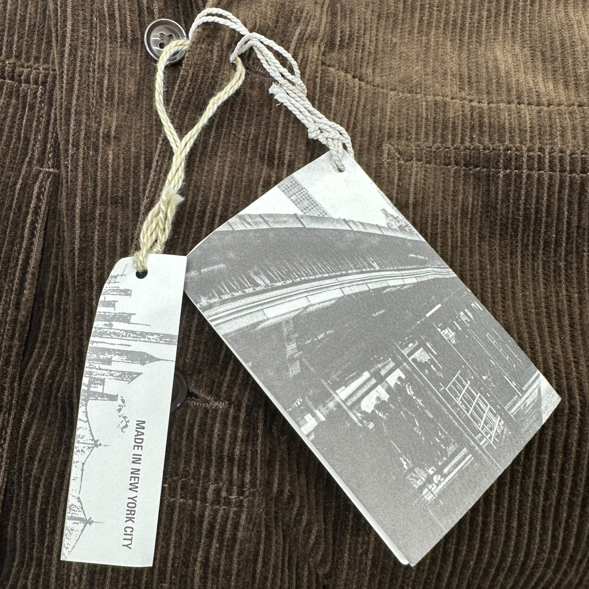 Engineered Garments(エンジニアードガーメンツ) for NEPENTHES Fatigue Shirt-8W Corduroy ネペンテス限定 コーデュロイ ファティーグ シャツ ジャケット S ブラウン