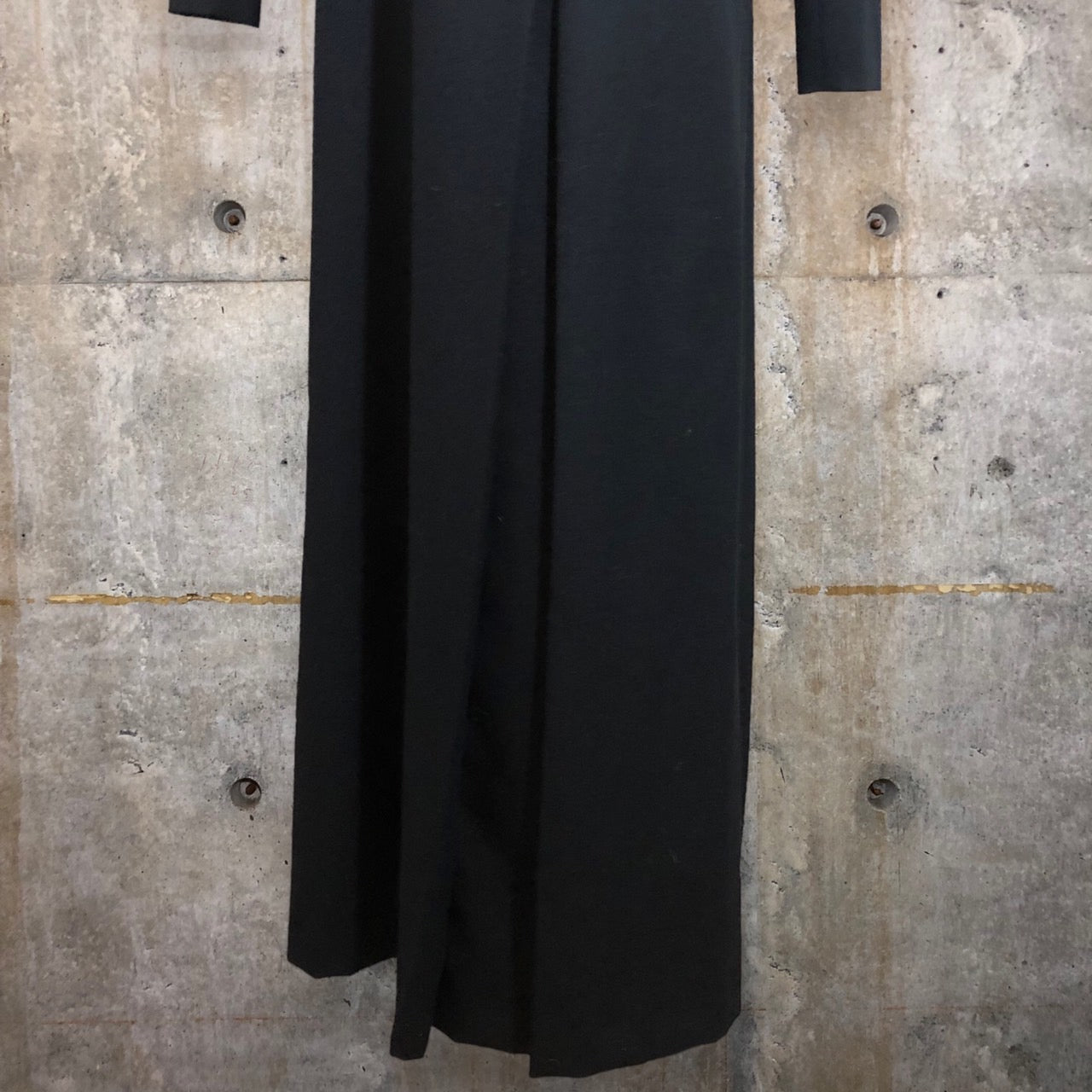 Y'S(ワイズ) ウールギャバジンmany buttonワンピース YN-D01-154 SIZE 2(M) ブラック