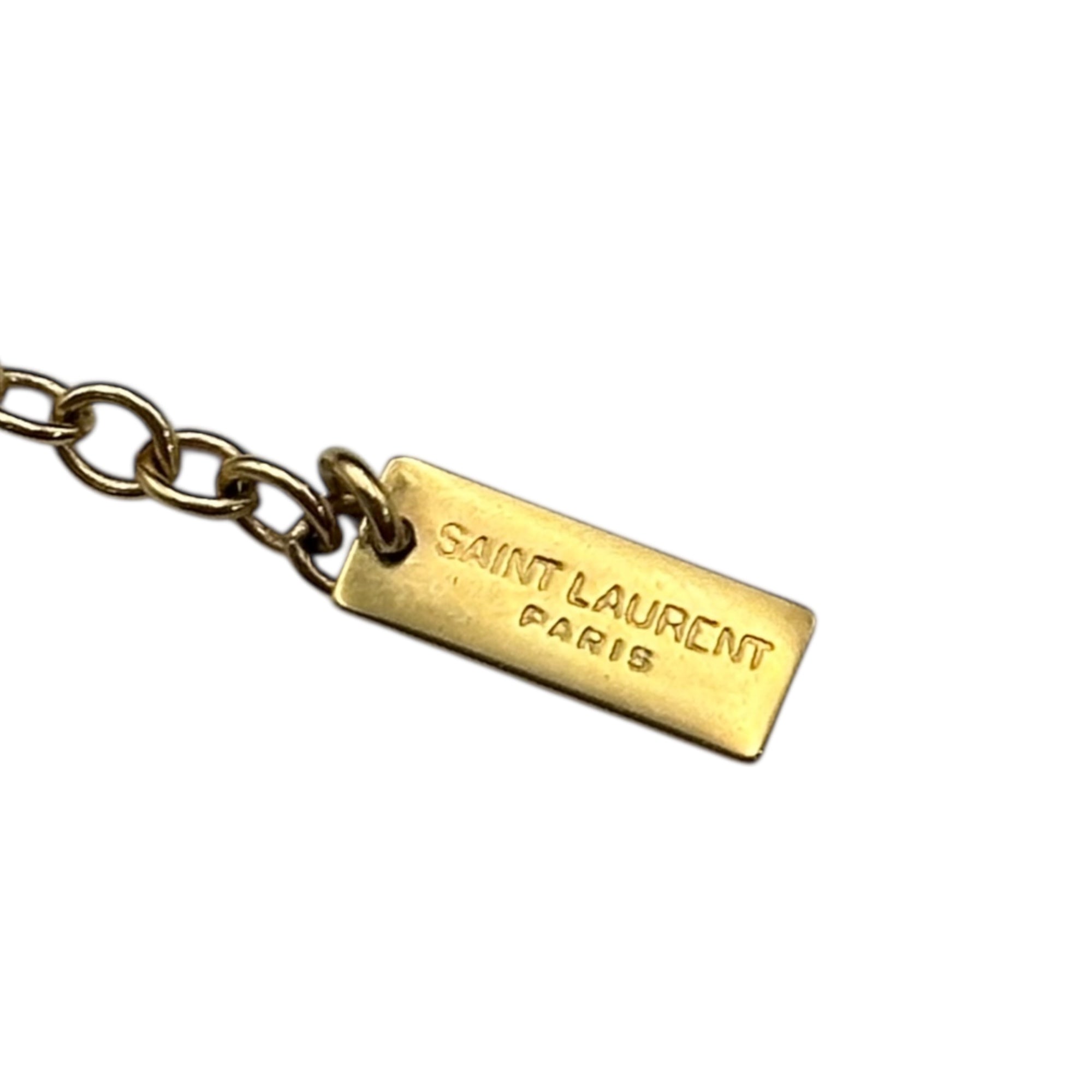 Saint Laurent(サンローラン) 70cm Gold-Color Chain Necklace ゴールド カラー チェーン ネックレス 391 3839G 1CY2848 ゴールド