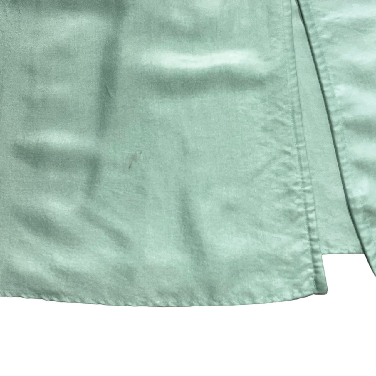 mame kurogouchi(マメクロゴウチ) 18AW A-Line Silk Dress/Aラインシルクドレス/ワンピース MM18AW-DR071 2(Mサイズ程度) グリーン