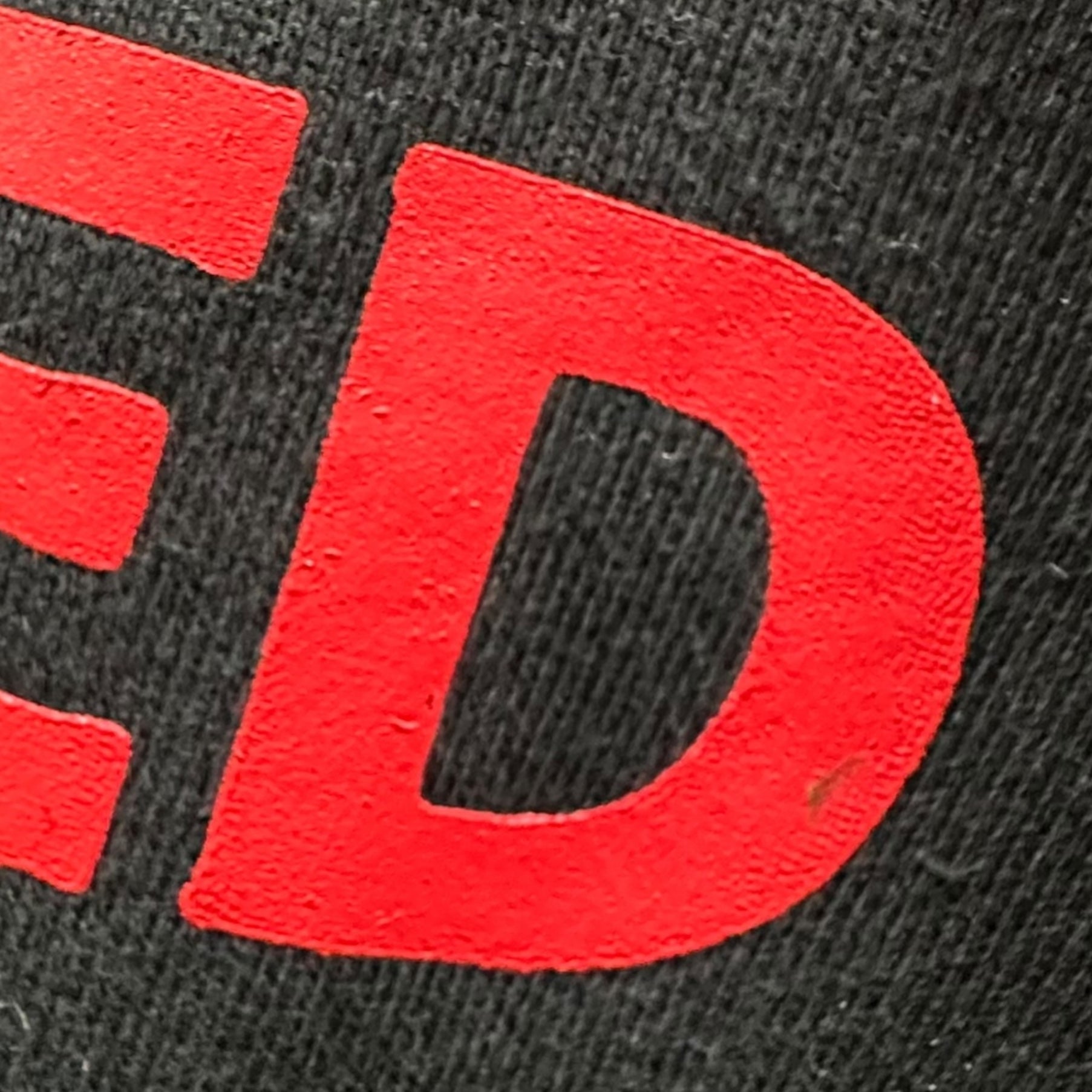 rebellious(リベリアス) IF YOU CUT IS RED L/S sweatshirt 長袖 スウェット XL ブラック×レッド