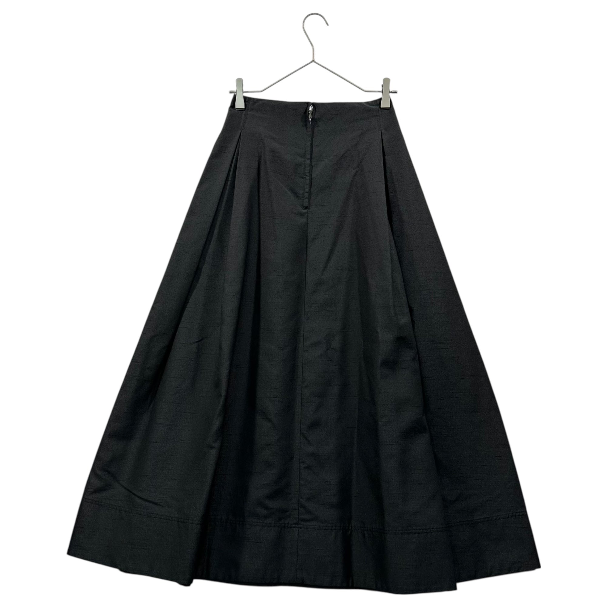 Y's(ワイズ) 90's Ripple Poly Fabric Long Skirt リップル ポリ ロング スカート YF-S03-911 FREE(S程度) ブラック ヴィンテージ ヨウジヤマモト