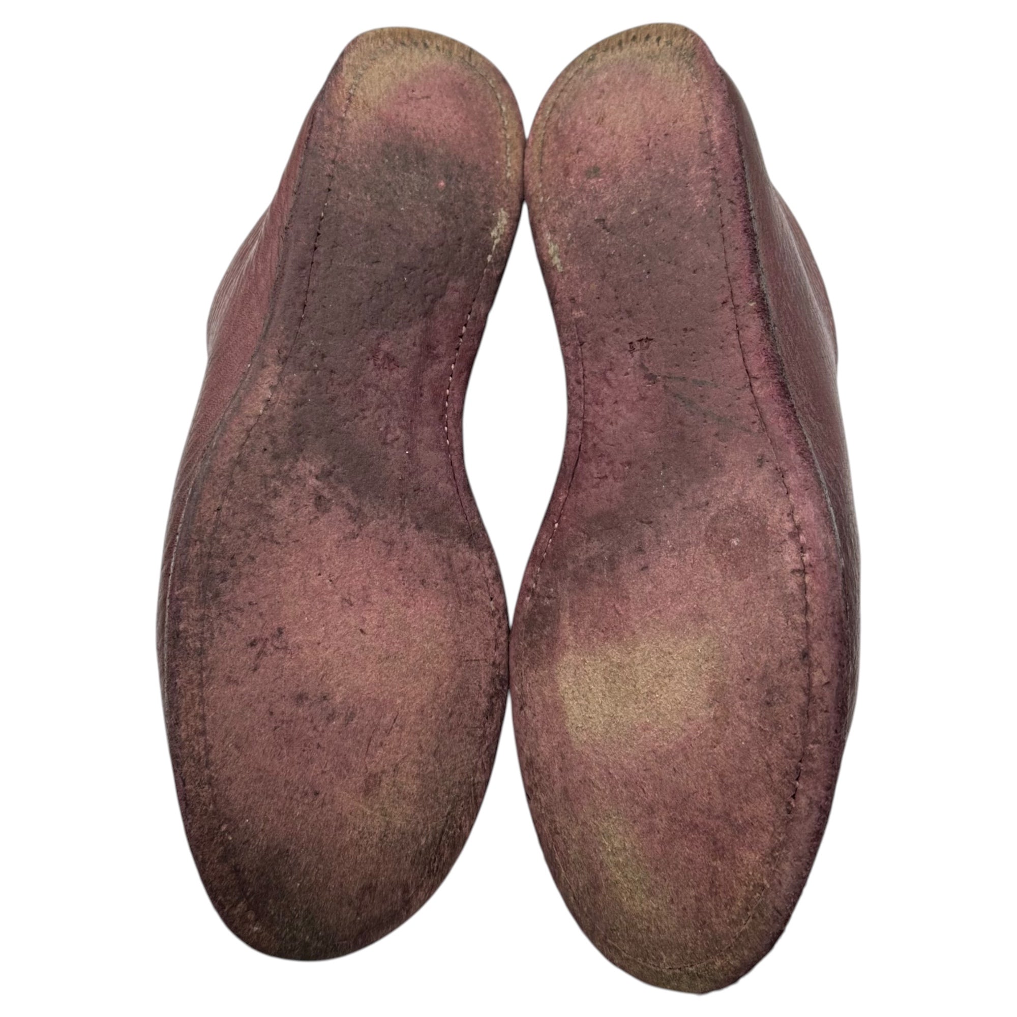 GUIDI(グイディ) CALF FULL GRAIN SLIP ON カーフ フル グレイン スリッポン UNLINED / CV19T 41 1/2(26.5cm程度) ボルドー レザー シューズ 革靴 ローファー