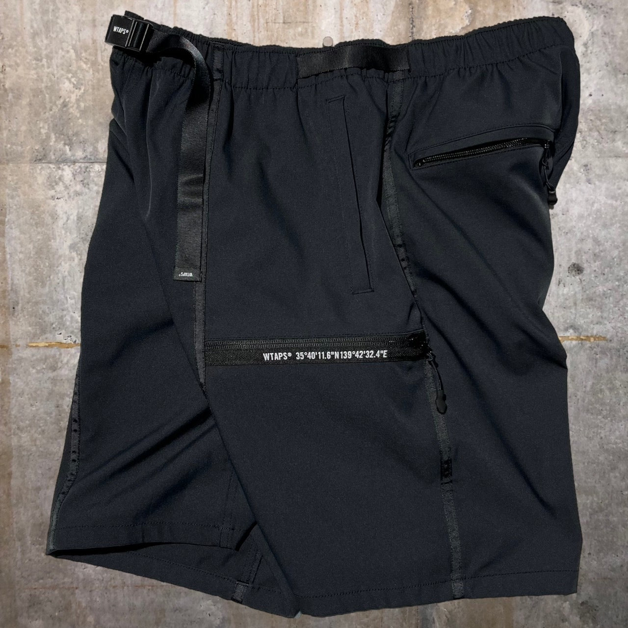 WTAPS(ダブルタップス) 23ss SPSS2001 / SHORTS / POLY. TWILL/ハーフパンツ/ショートパンツ 231BRDT-PTM09 X 03 ブラック