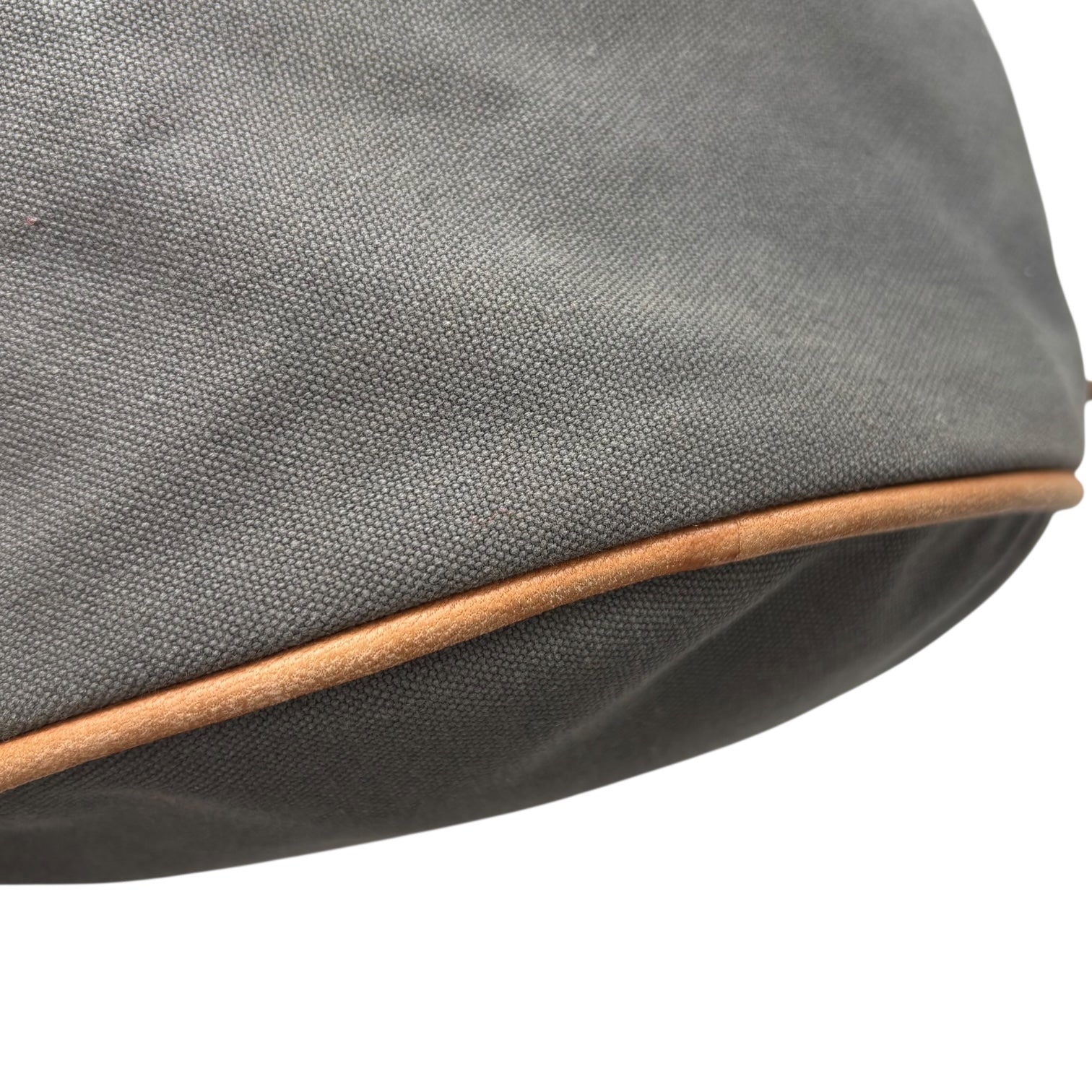 HERMES(エルメス) Polochon Mimir Drawstring Knapsack Shoulder Bag ポロションミミル 巾着 ナップサック ショルダー バッグ グレー×ブラウン