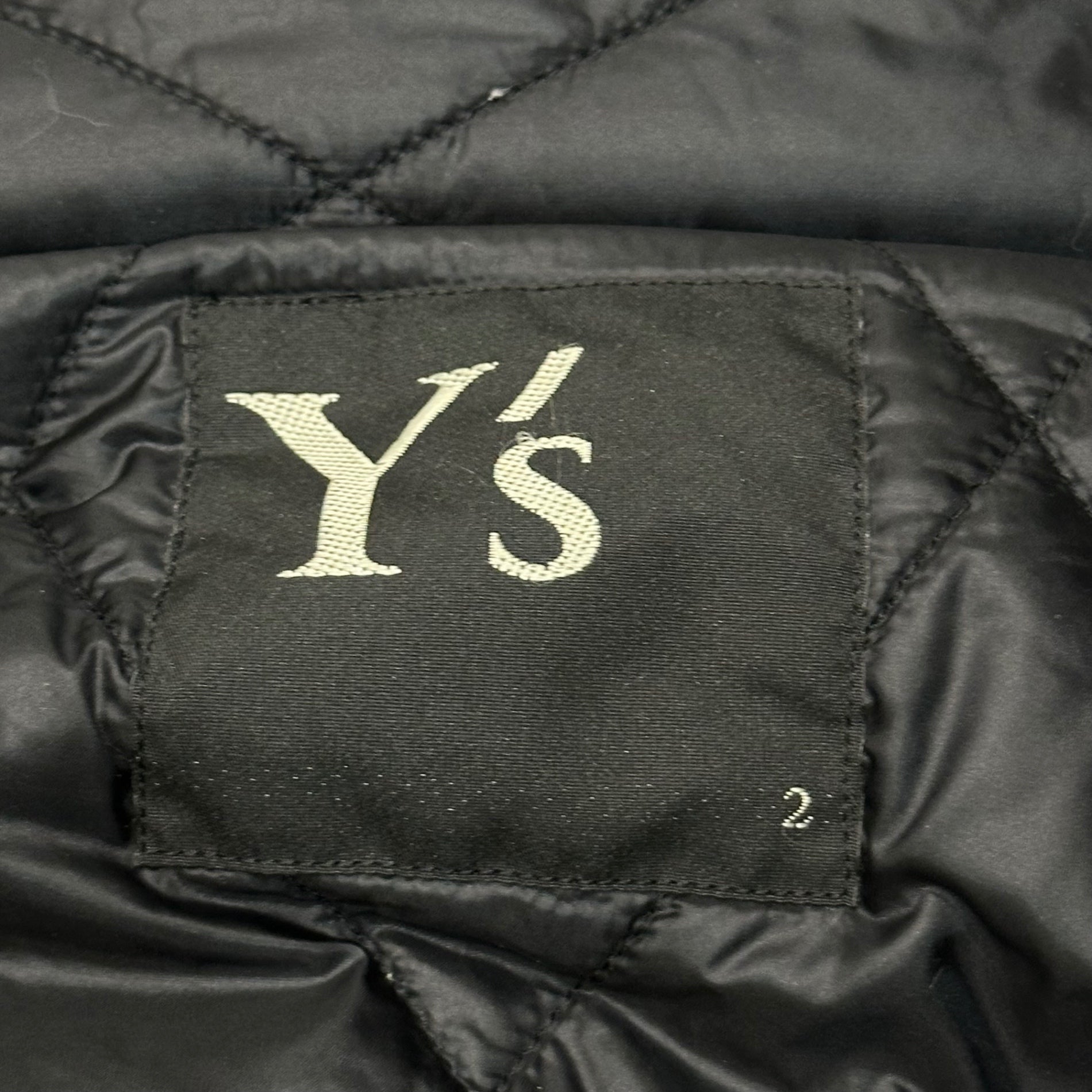 Y's(ワイズ) NYLON CHINO CLOTH MIDDLE COAT ナイロン チノ クロス ミドル コート YK-C22-603 2(M程度) ブラック 男性着用可能 ジャケット