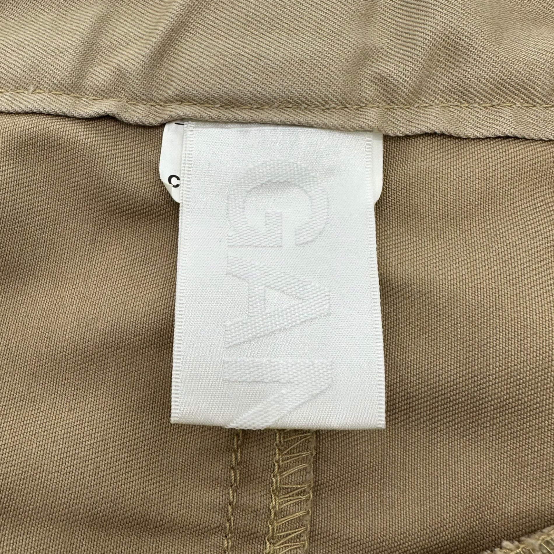 GANRYU(ガンリュウ) 16AW PO/CO Switch Sarouel Pants ポリエステル コットン 切替 サルエル パンツ ER-P003 L ベージュ AD2016