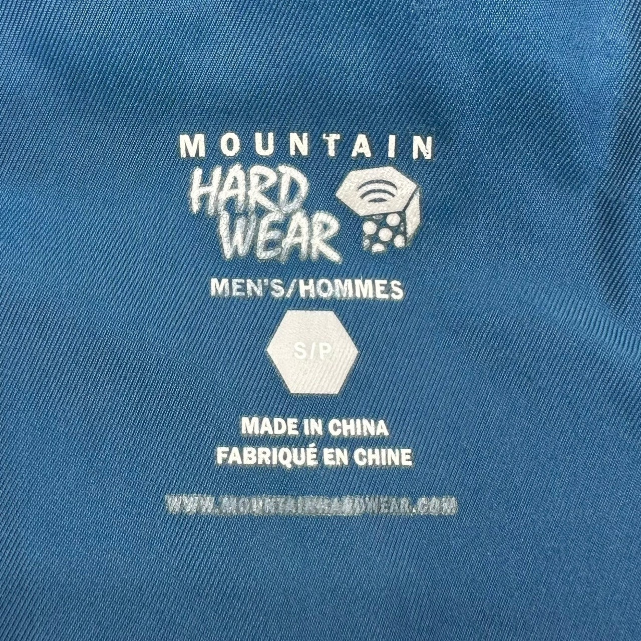 MOUNTAIN HARD WEAR(マウンテンハードウェア) commitment jacket コミットメント ジャケット OE7235 S ブラック×ブルー マウンテンパーカー アウトドア 登山 参考定価41,250円