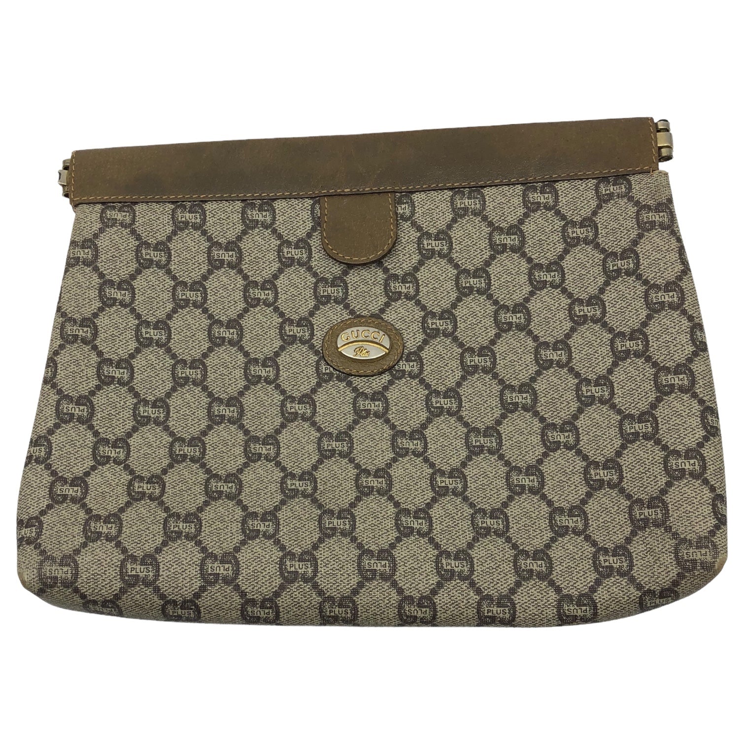 Gucci Plus(グッチプラス) GG canvas clutch bag GGキャンパス クラッチ バッグ OLD GUCCI ベージュ ポーチ セカンド ヴィンテージ