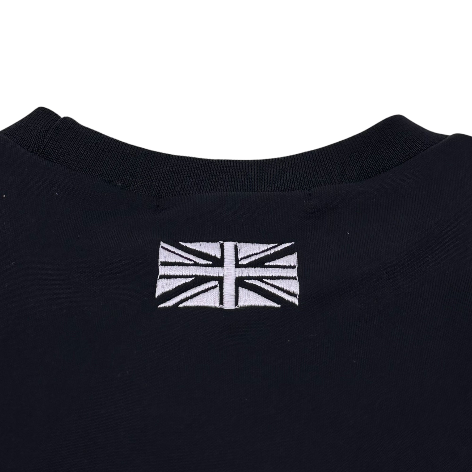 UMBRO × ALMOSTBLACK × THE GALLERY BOX(アンブロ × オールモストブラック × ザ ギャラリー ボックス) 22AW Triple collaboration game shirt T-shirt トリプル コラボ ゲームシャツ Tシャツ 22AW-CS11 3(L程度) ブラック×ホワイト