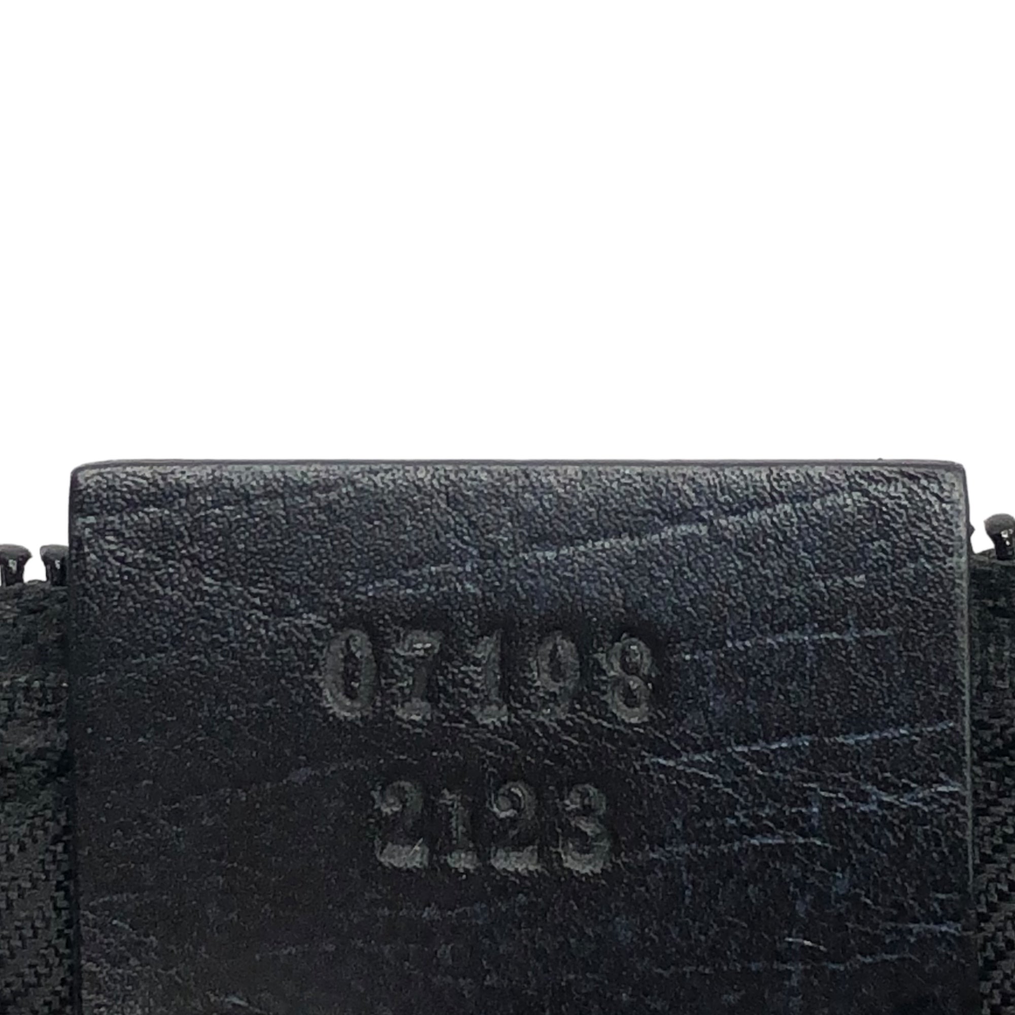 GUCCI(グッチ) GG campus accessory poach キャンバス アクセサリー ポーチ 07198 2123 ブラック ハンドバッグ