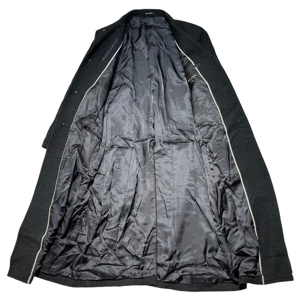 MEN'S TENORAS(ティノラス) スタンドカラーロングコート M ブラック