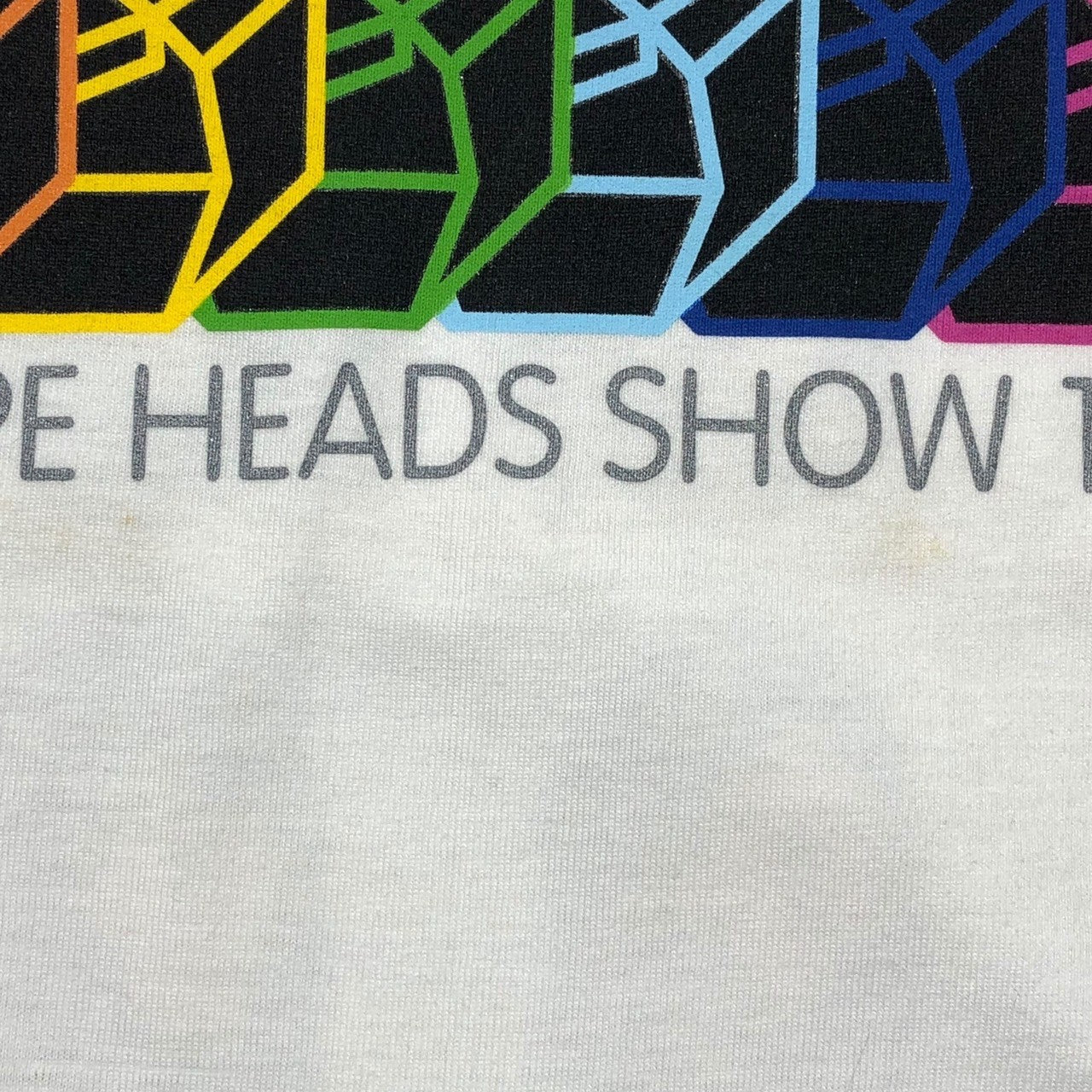 A BATHING APE(アベイシングエイプ) 90's BAPE HEADS SHOW 1999 Tee プリント Tシャツ L ホワイト Welcome to The Bape World 90年代 アーカイブ