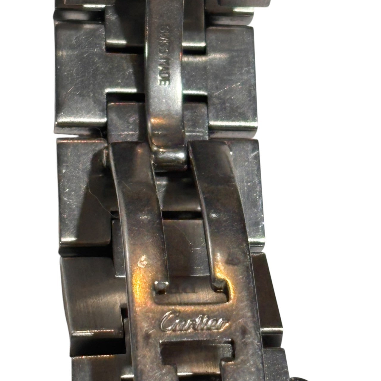 Cartier(カルティエ) Pasha C パシャ C オレンジ 文字盤 自動巻き 腕時計 W31024M7 オレンジ×シルバー 箱付 ボーイズ