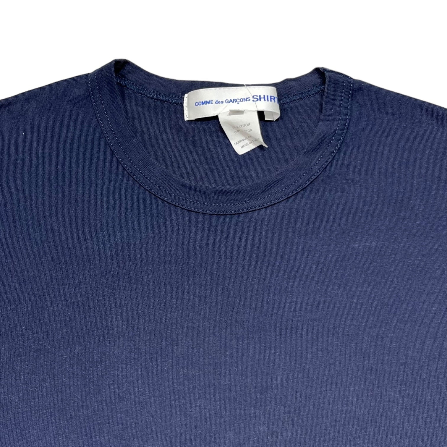 COMME des GARCONS SHIRT(コムデギャルソンシャツ) Back logo T-shirt バック ロゴ 半袖 Tシャツ W24123 M ネイビー