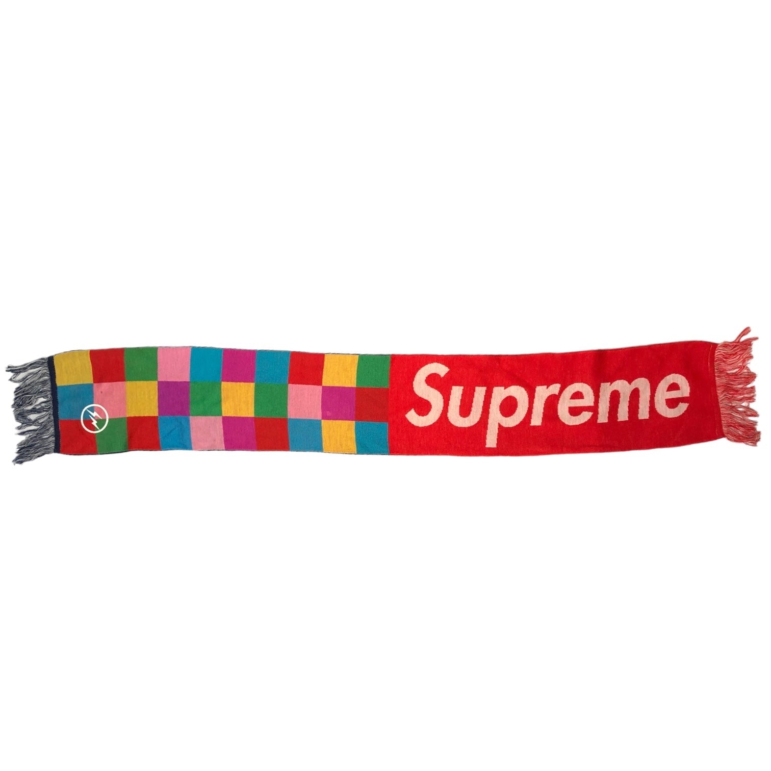 Supreme × uniform experiment(シュプリーム×ユニフォームエクスペリメントイ) 09AW SOPH. 10周年記念 Supporter Muffler ソフ サポーター マフラー マルチカラー 小穴有