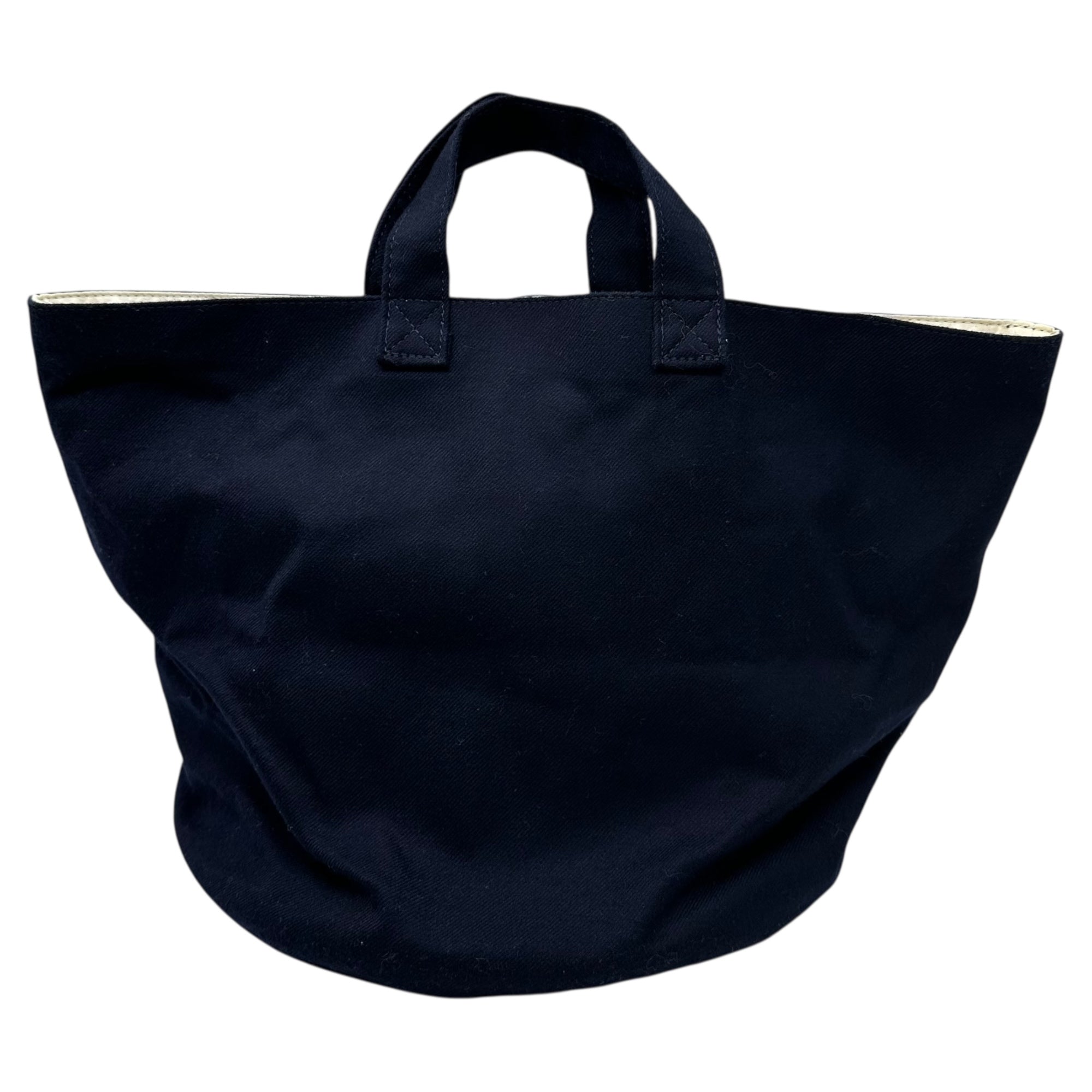 tricot COMME des GARCONS(トリココムデギャルソン) Wool Bucket Handbag ウール バケツ ハンド バッグ TP-K205 ネイビー