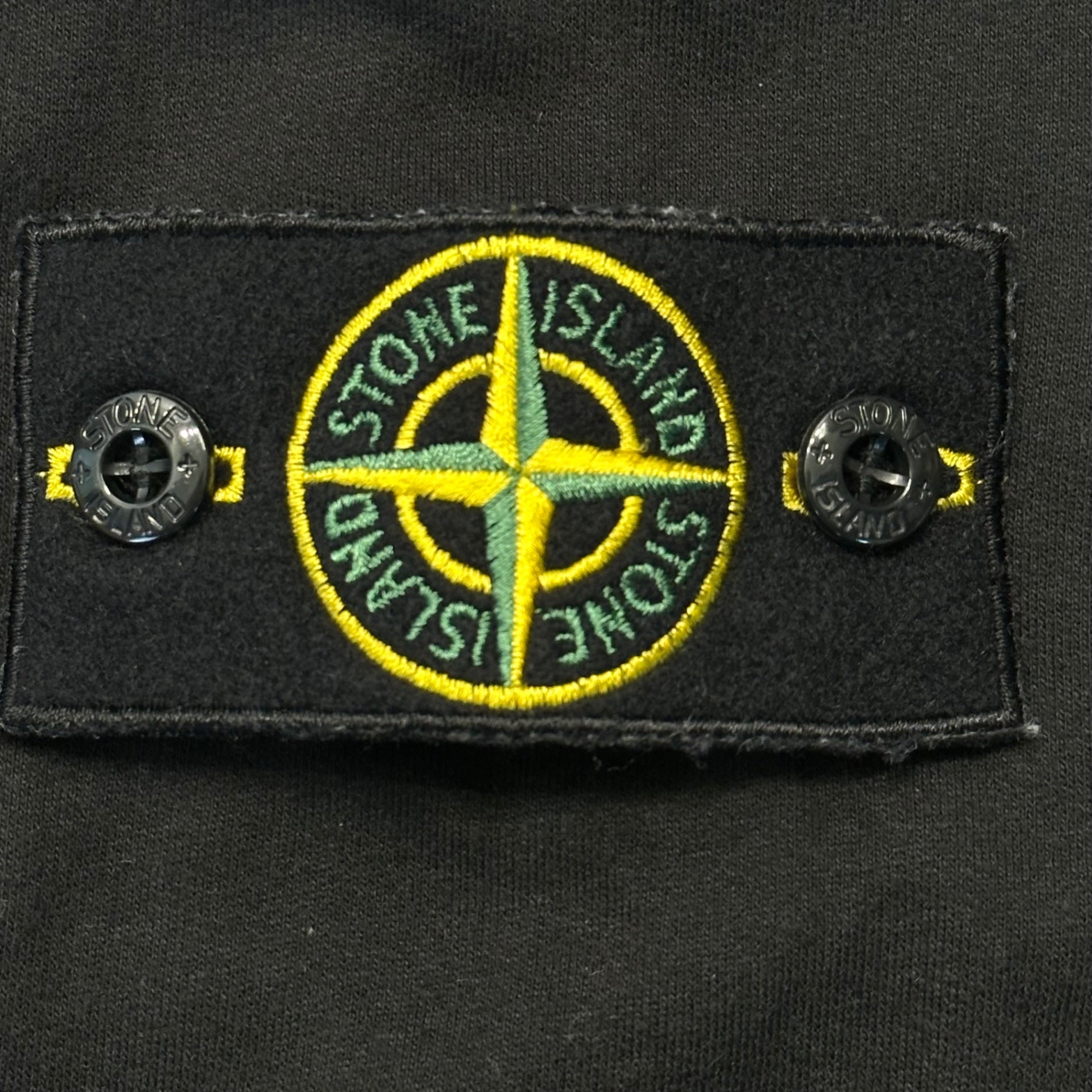 STONE ISLAND(ストーンアイランド) 18AW REFLECTIVE CREW SWEATSHIRT リフレクティブ クルーネック スウェット 691560643 M ブラック