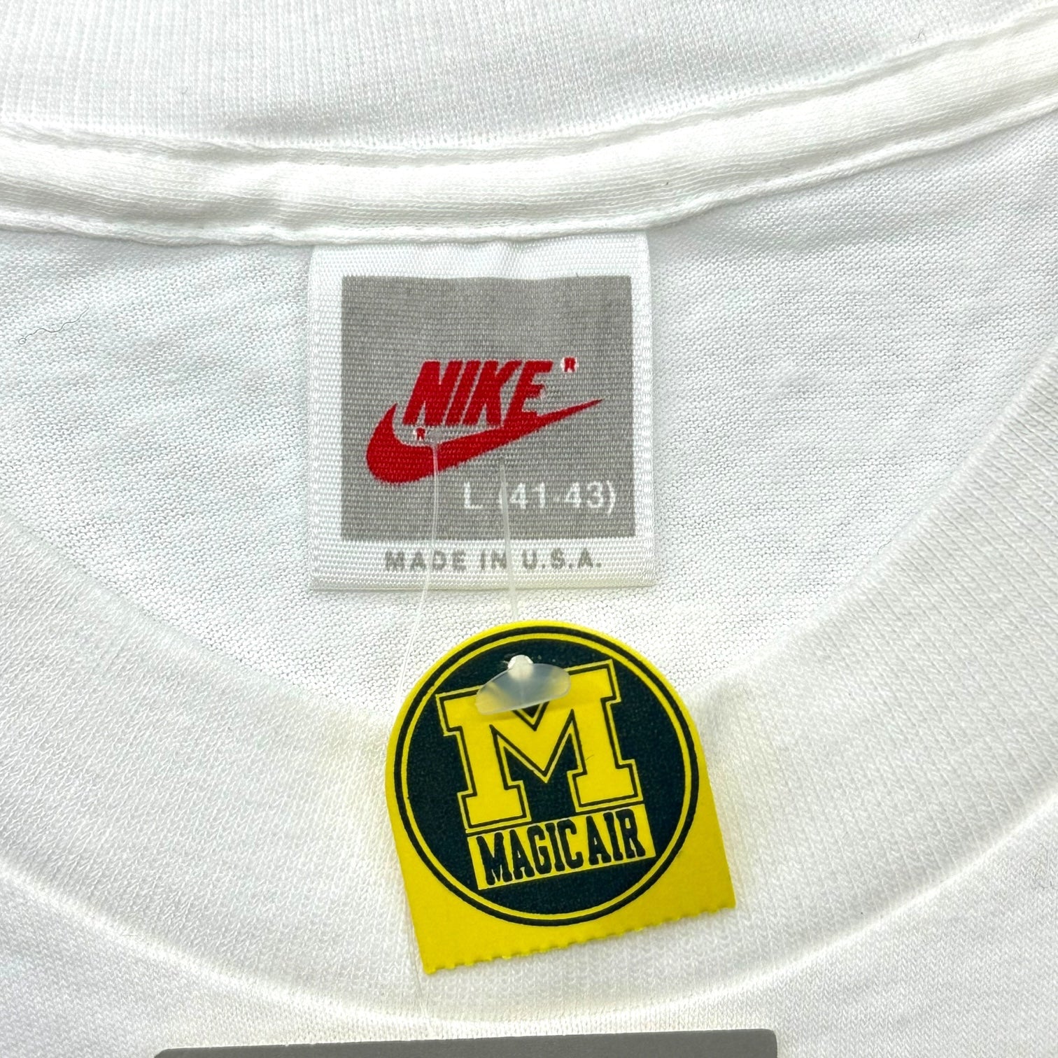 NIKE(ナイキ) 90's Michael Jordan & Spike Lee マイケル ジョーダン スパイク リー Tシャツ 1TGA-78 L ホワイト 90年代 ヴィンテージ デッドストック