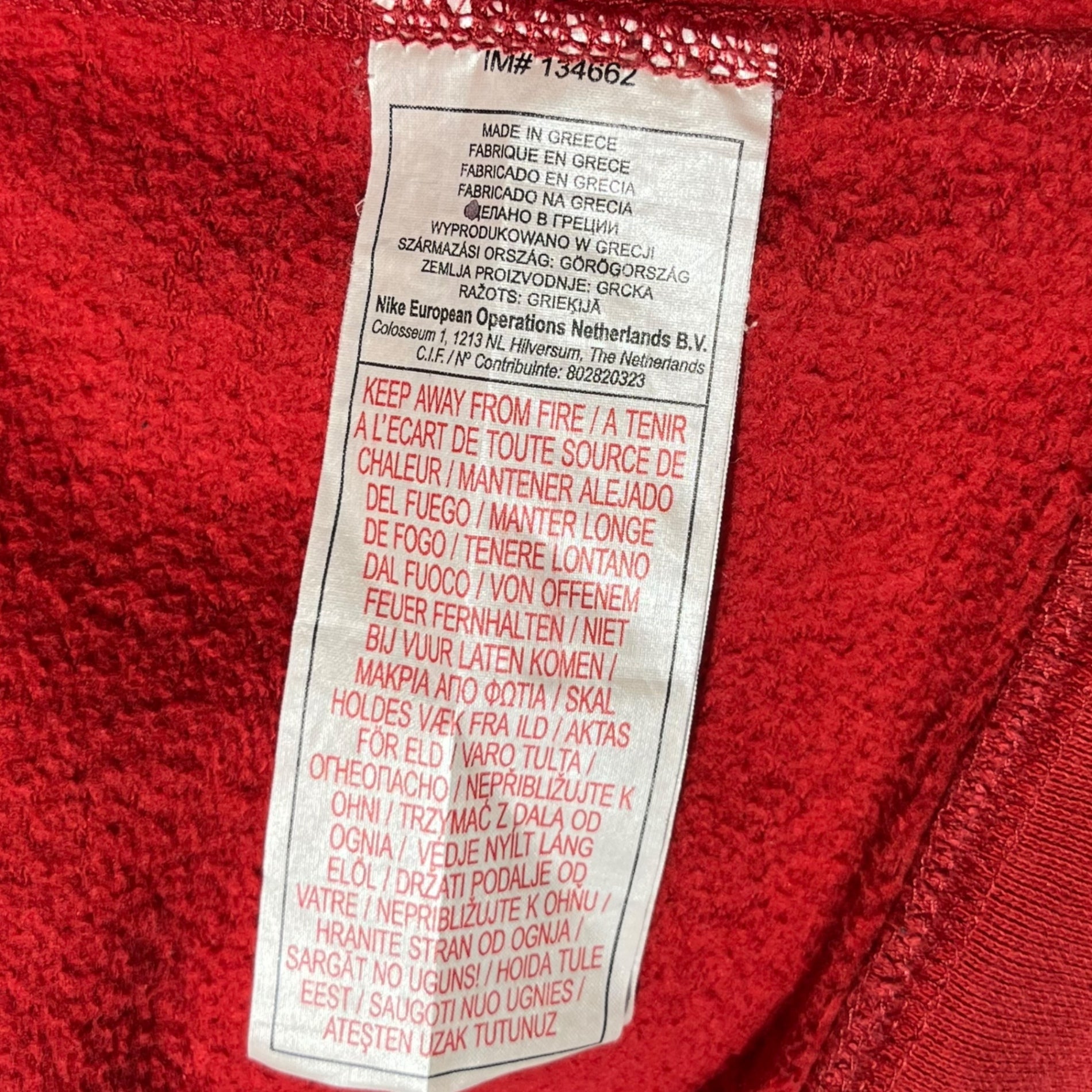 NIKE(ナイキ) 90's ~ 00's logo pullover hoodie ロゴ プルオーバー パーカー F31103FAN XL程度 レッド ヴィンテージ